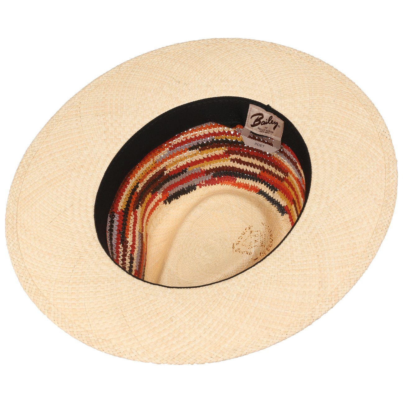 Bailey 1922 Multicolor Panama Hat for Men & Women - Summer Beach, Garden Party & Outdoor Sun Protection Accessory