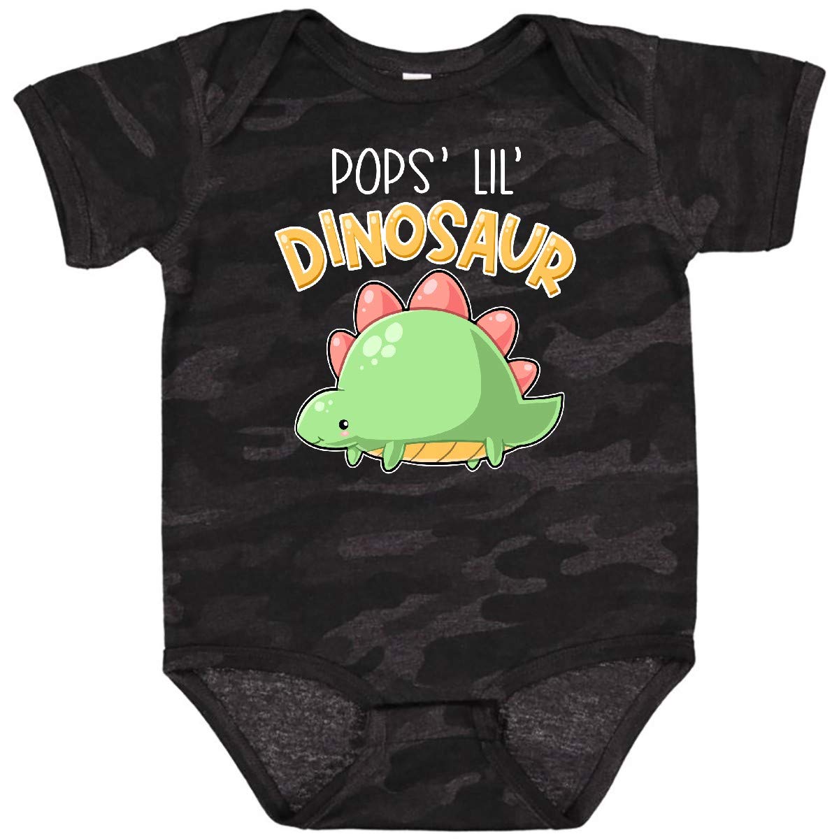 Inktastic Cute Stegosaurus Baby Bodysuit - Dinosaur-Themed Cotton Onesie for Infants & Toddlers - Perfect for Playtime, Daycare & Family Photos