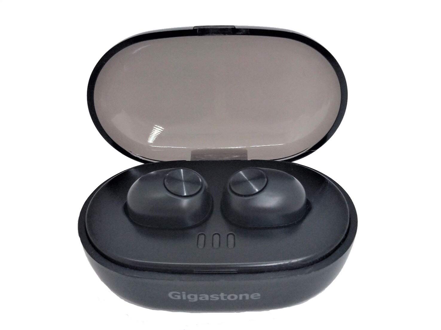 Gigastone T1 True Wireless Bluetooth Earbuds with Charging Case - IPX5 Waterproof, Noise Isolation, Built-in Mic, Auto Pairing - Perfect for Gym, Workout, Running & Sports Activities