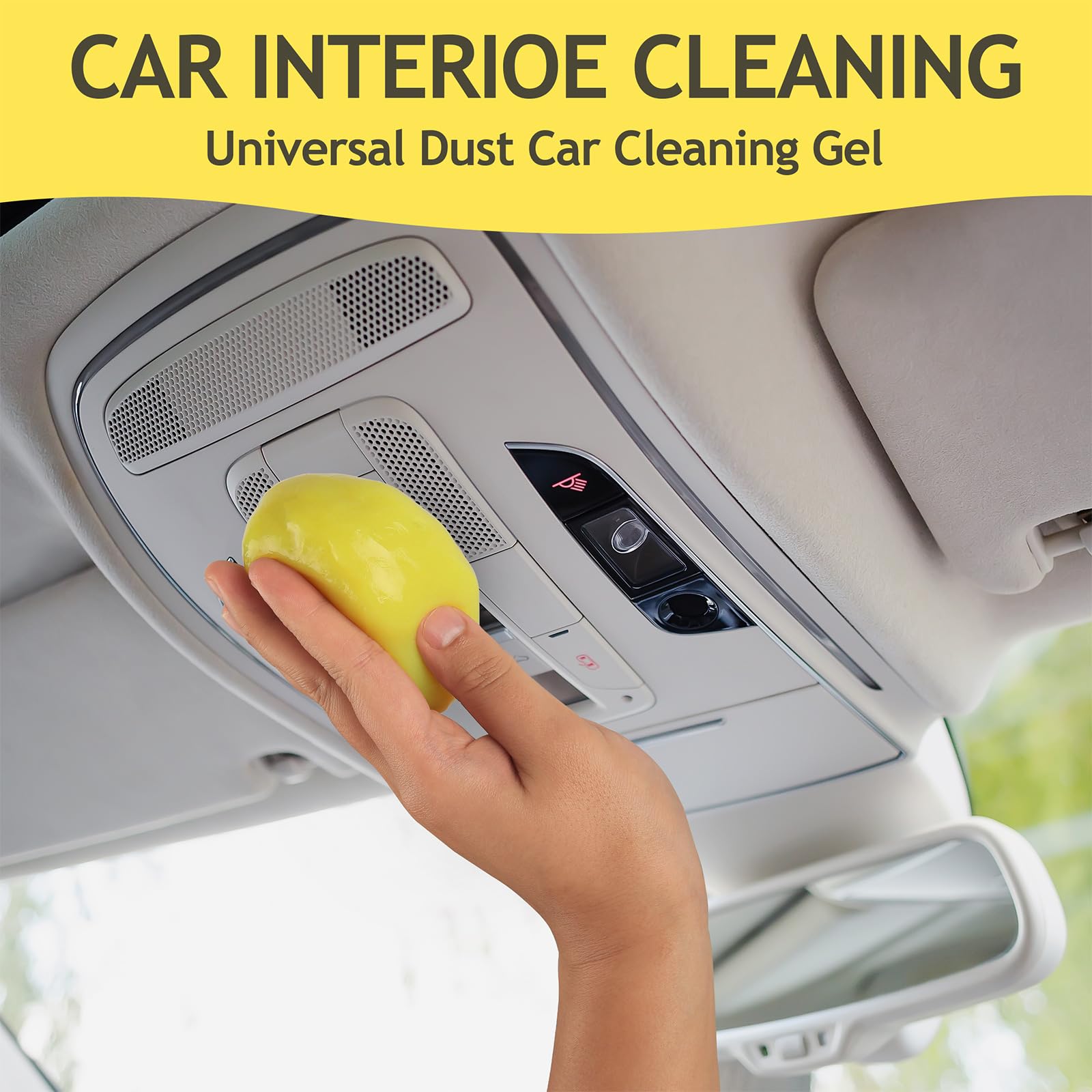 Premium Car Cleaning Gel - 2 Pack Auto Interior Detailing Putty & Slime for Dust & Dirt Removal - Perfect Car Accessories Gift for Men & Women (Great for Dashboards, Vents & Hard-to-Reach Areas)