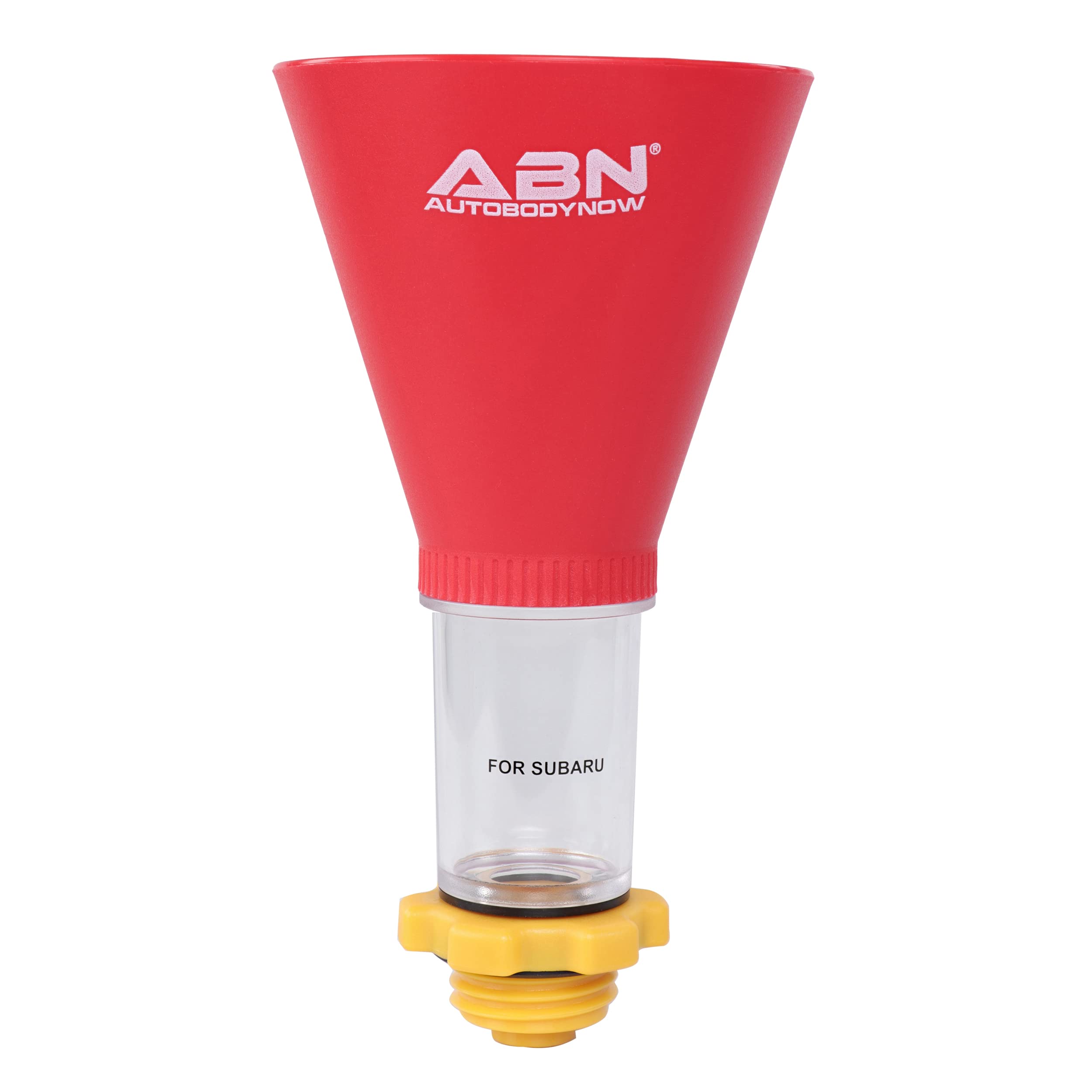 ABN Automotive Oil Funnel for Subaru - No Spill Engine Oil Change Funnel with Adapter | Perfect for DIY Car Maintenance & Quick Oil Changes