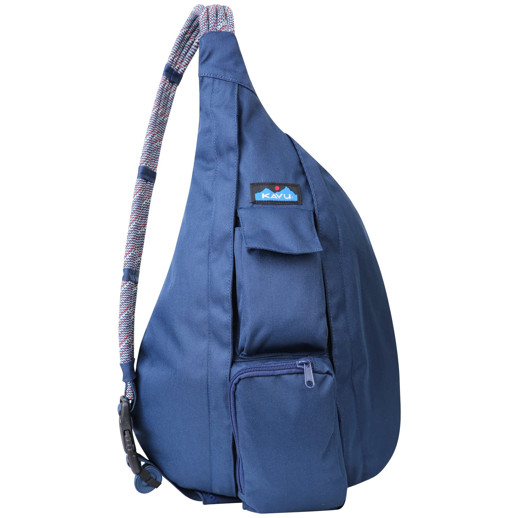 KAVU Rope Sling Crossbody Bag - Lightweight Compact Shoulder Bag for Men & Women - French Navy Blue - Perfect for Travel, Hiking & Everyday Use