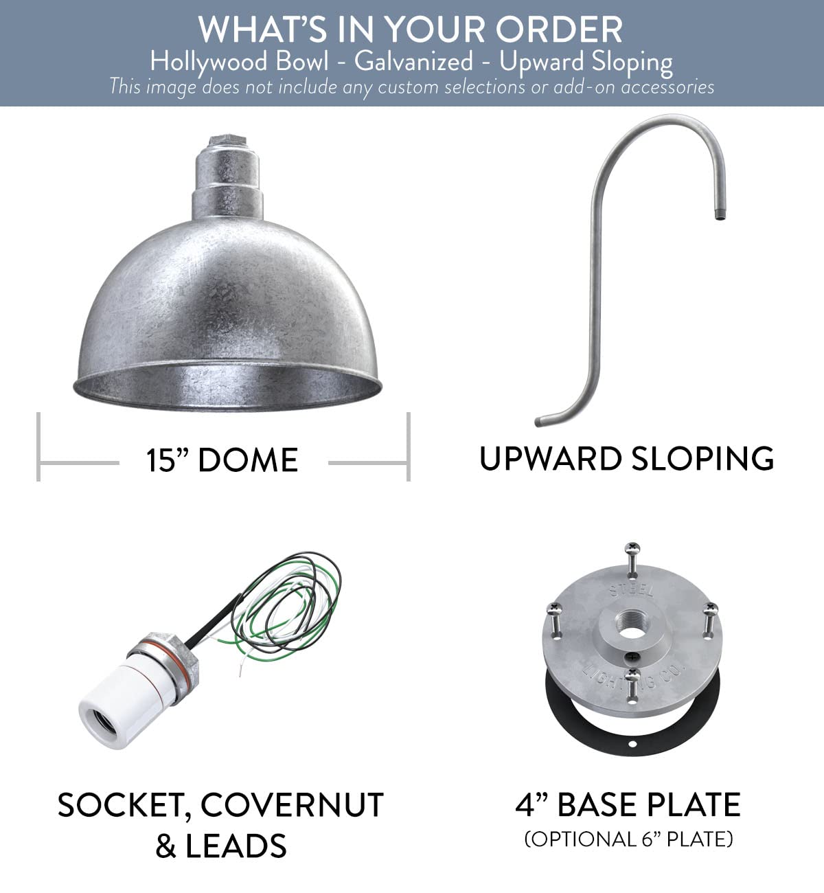 Steel Lighting Co. Hollywood Bowl Light - 15