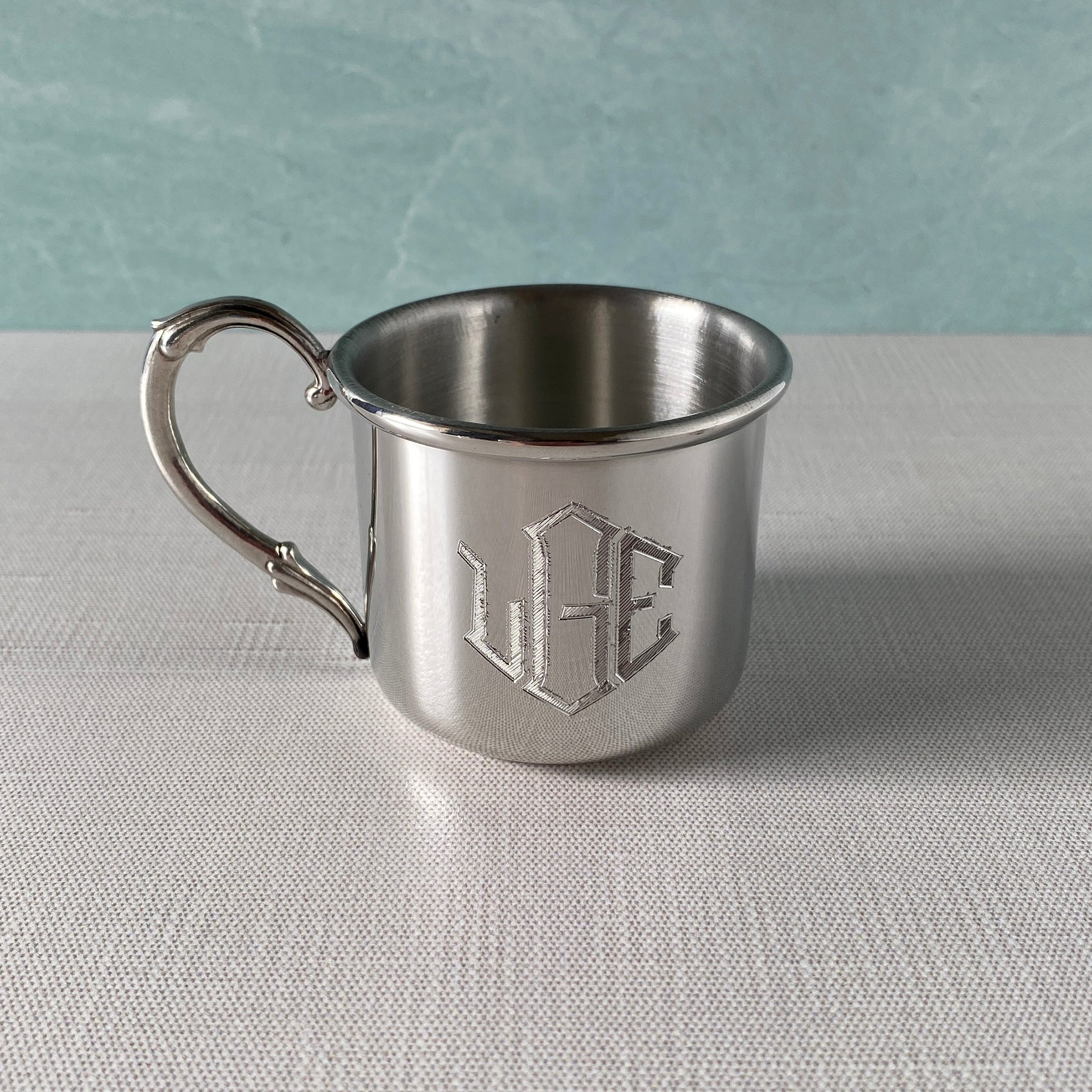 Premium Pewter Easton Baby Cup - Engraved Keepsake for Christening, Baptism & First Birthday Gifts - Perfect for Newborns & Toddlers