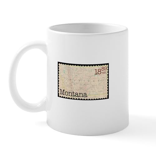 White - Montana Stamp Mug