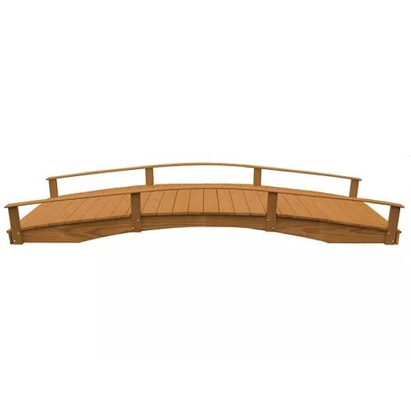 Handcrafted Oriental Garden Bridge - Decorative Asian Wooden Footbridge for Zen Gardens, Ponds & Backyard Landscaping