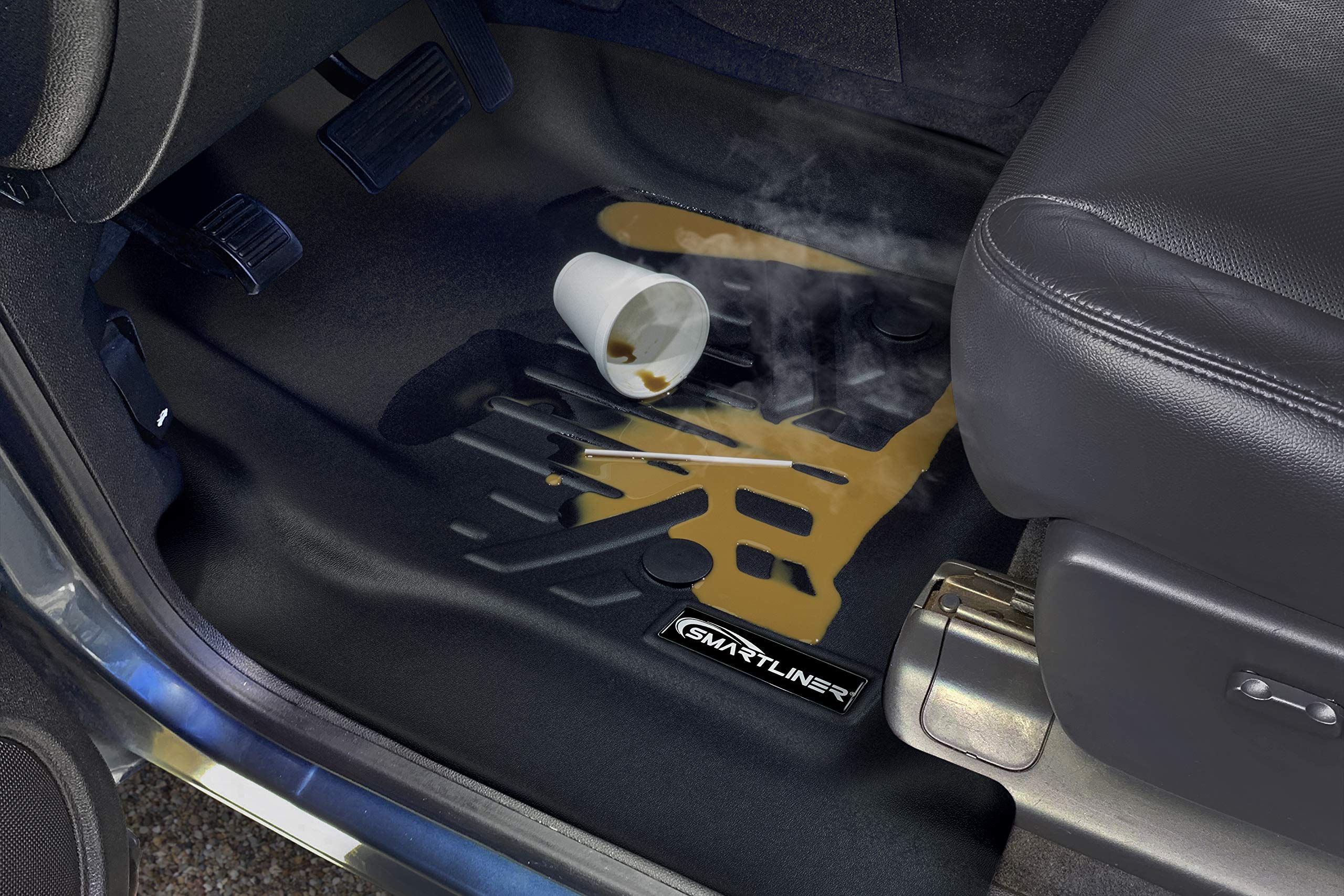 Premium SMARTLINER All-Weather Floor Mats & Cargo Liner Set - Custom Fit for 2013-2020 Nissan Pathfinder, 2013 Infiniti JX35 & 2014-2020 QX60 - Heavy Duty Black Car Mats for SUV Protection - Perfect for Family Road Trips, Off-Road Adventures & Daily Commutes
