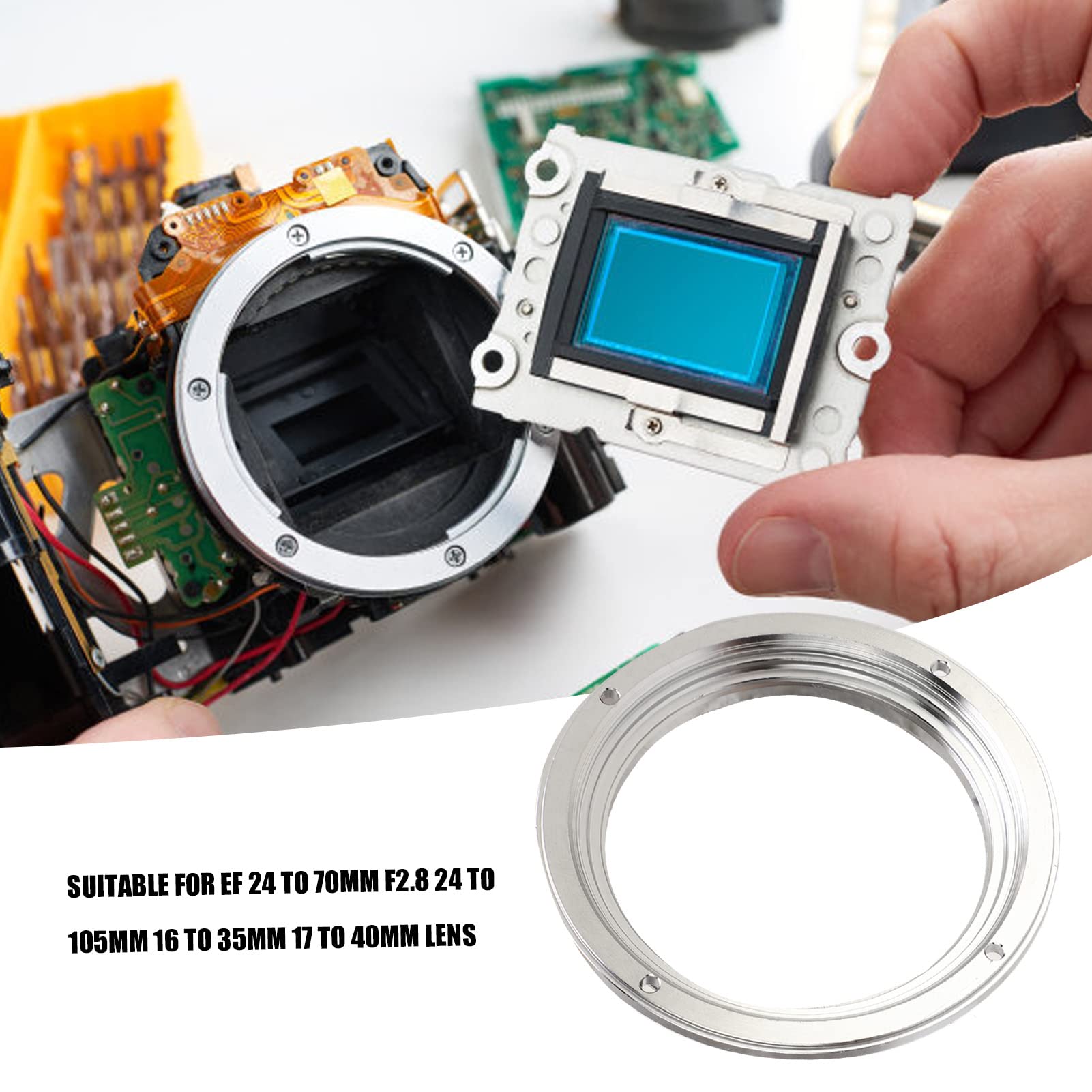 EF Lens Bayonet Mount Ring - Camera Lens Repair Parts & Accessories for Canon EF Lenses - Perfect for Lens Repair, Maintenance and DIY Camera Fixes