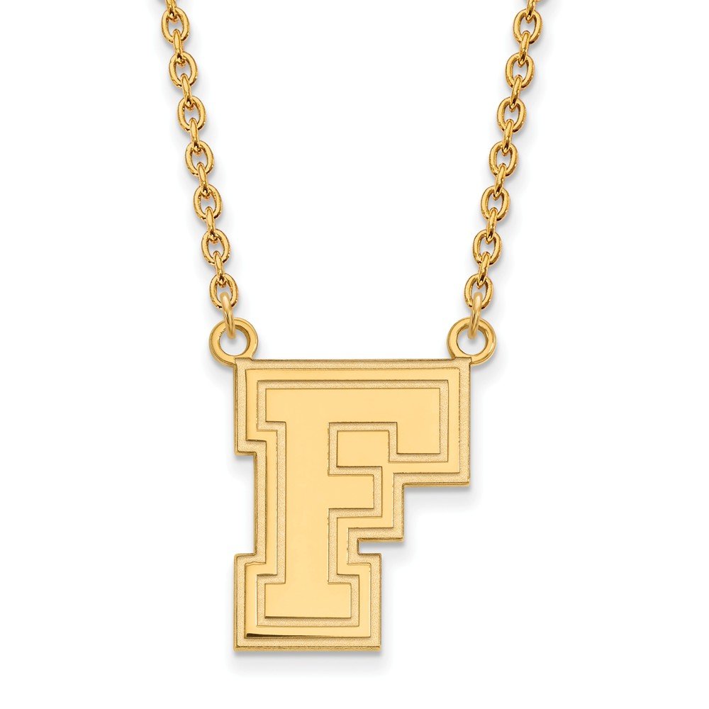 GP Fordham University Large Pendant Necklace - Elegant College Jewelry Gift for Alumni, Students & Fans | Perfect for Graduation, Game Day & School Spirit Events