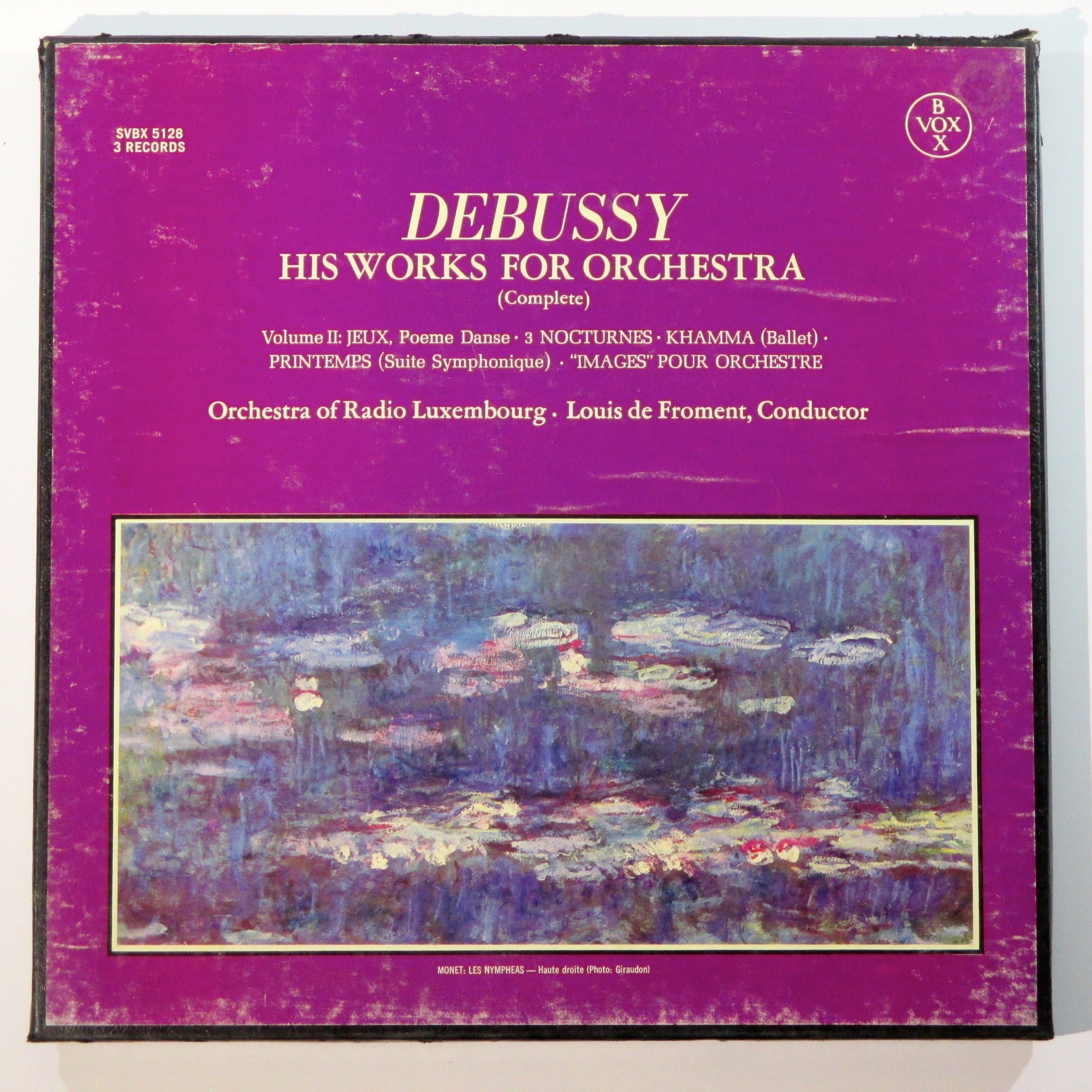 Debussy Complete Orchestral Works Volume 2 - Louis de Froment Conducting Radio Luxembourg Orchestra | Classical Music CD for Home Listening & Gift Giving