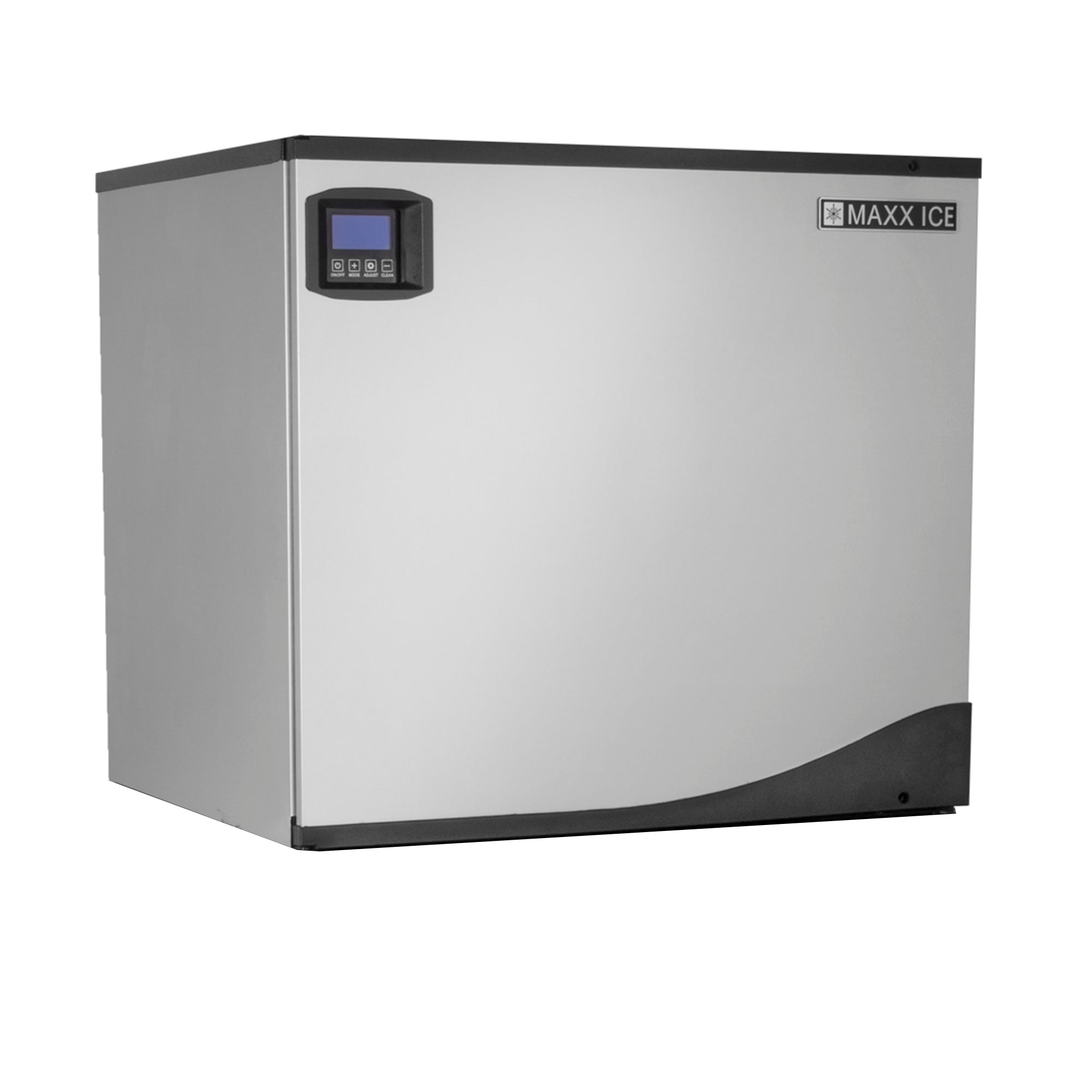Maxx Ice MIM500NH Intelligent Modular Ice Machine - 30W, 513 lbs Daily Output, Half Dice Ice Cubes, Energy Star Certified, Stainless Steel - Perfect for Restaurants, Bars, Hotels, and Commercial Kitchens