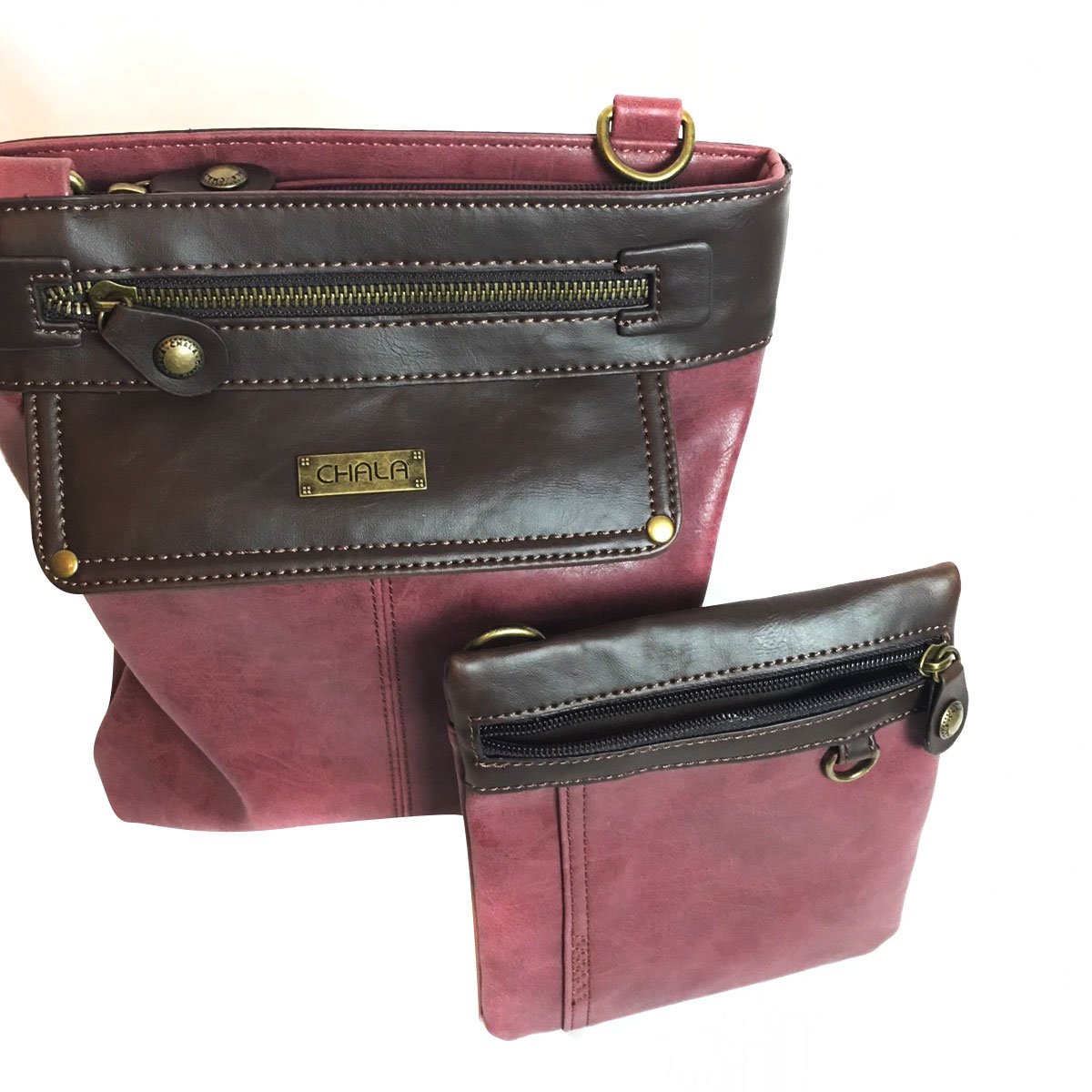 CHALA GEMINI Crossbody Bag - Durable Canvas Messenger Purse for Women & Men - Perfect for Travel, Work, and Everyday Use