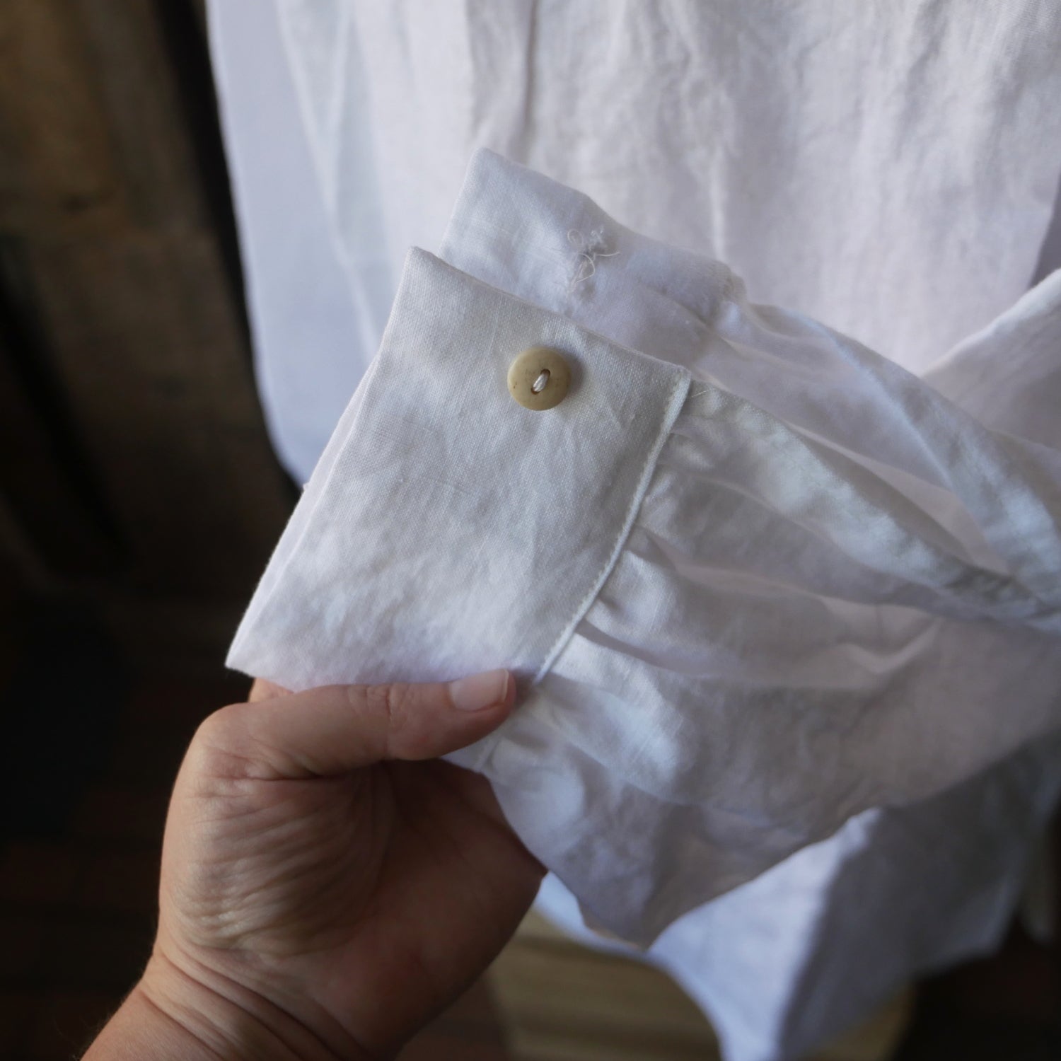 Premium Linen Work Shirt for Men - Comfortable & Breathable Small Size - Ideal for Office, Casual Wear & Outdoor Activities