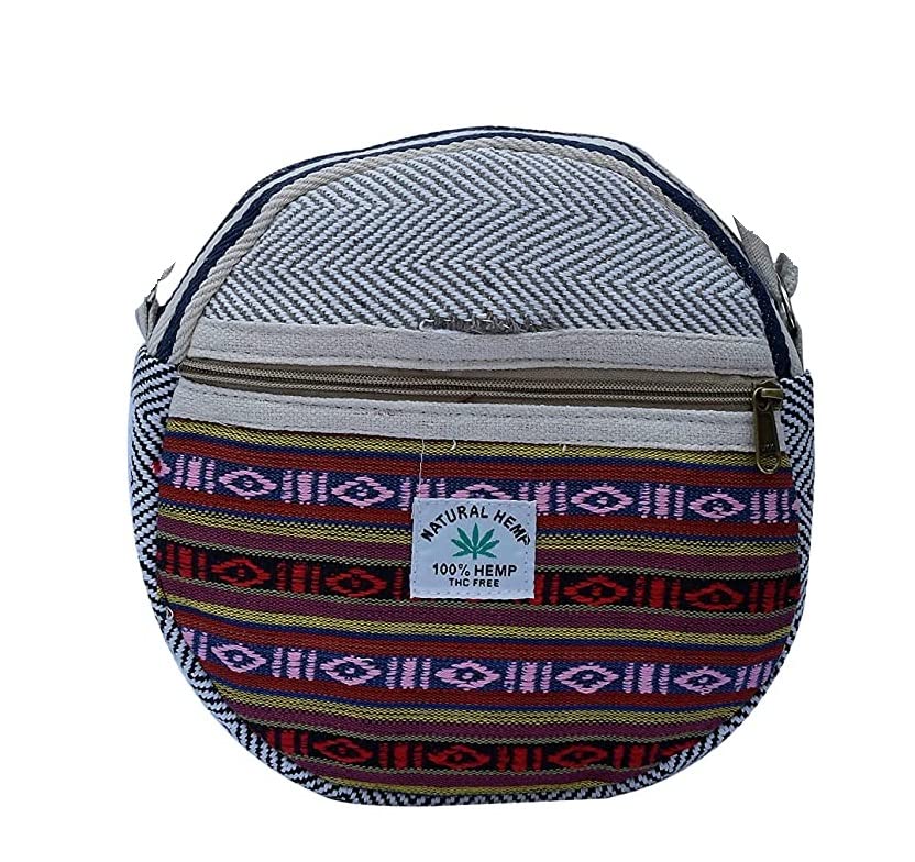 ANESHA Premium Round Sling Backpack - Lightweight Crossbody Chest Bag for Women & Men - Compact Travel Daypack for Hiking, Cycling, Commuting & Daily Use