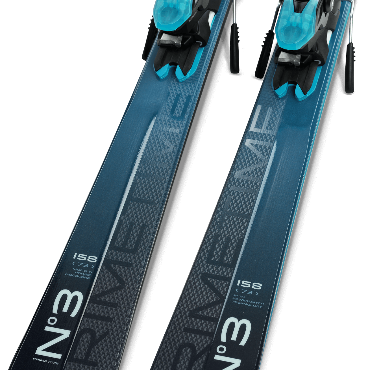 Elan PRIMETIME No.3 W PS Ski with EL 10.0 DB533023 Binding 2025 - Perfect for All-Mountain Skiing and Freeride Adventures