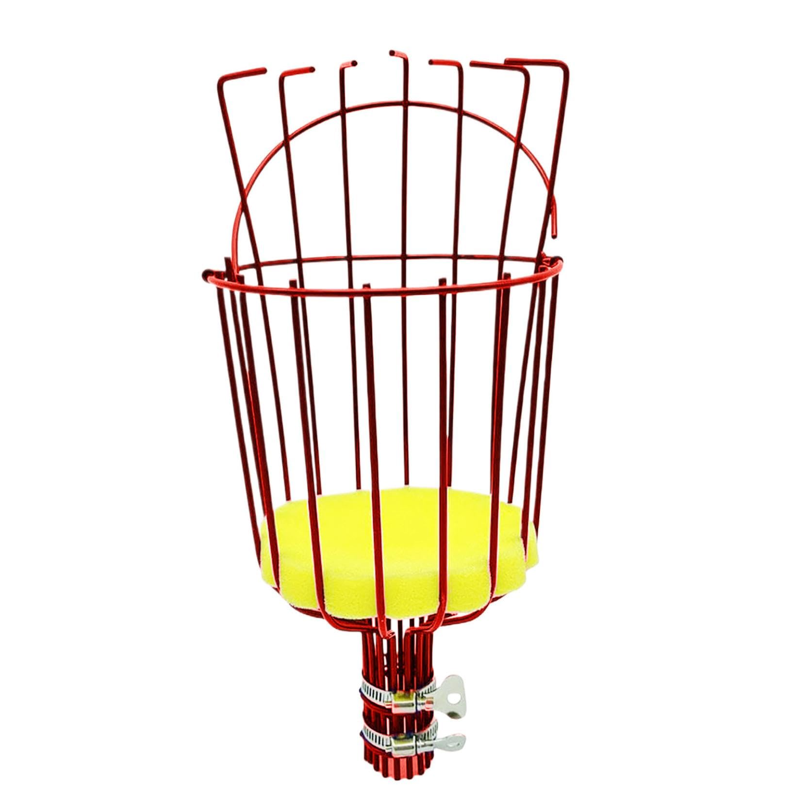 Premium Fruit Picker Basket with Soft Cushion - Gentle Harvesting Tool for Apples, Oranges, Plums & More | Perfect for Orchards, Home Gardens & Farmers Markets