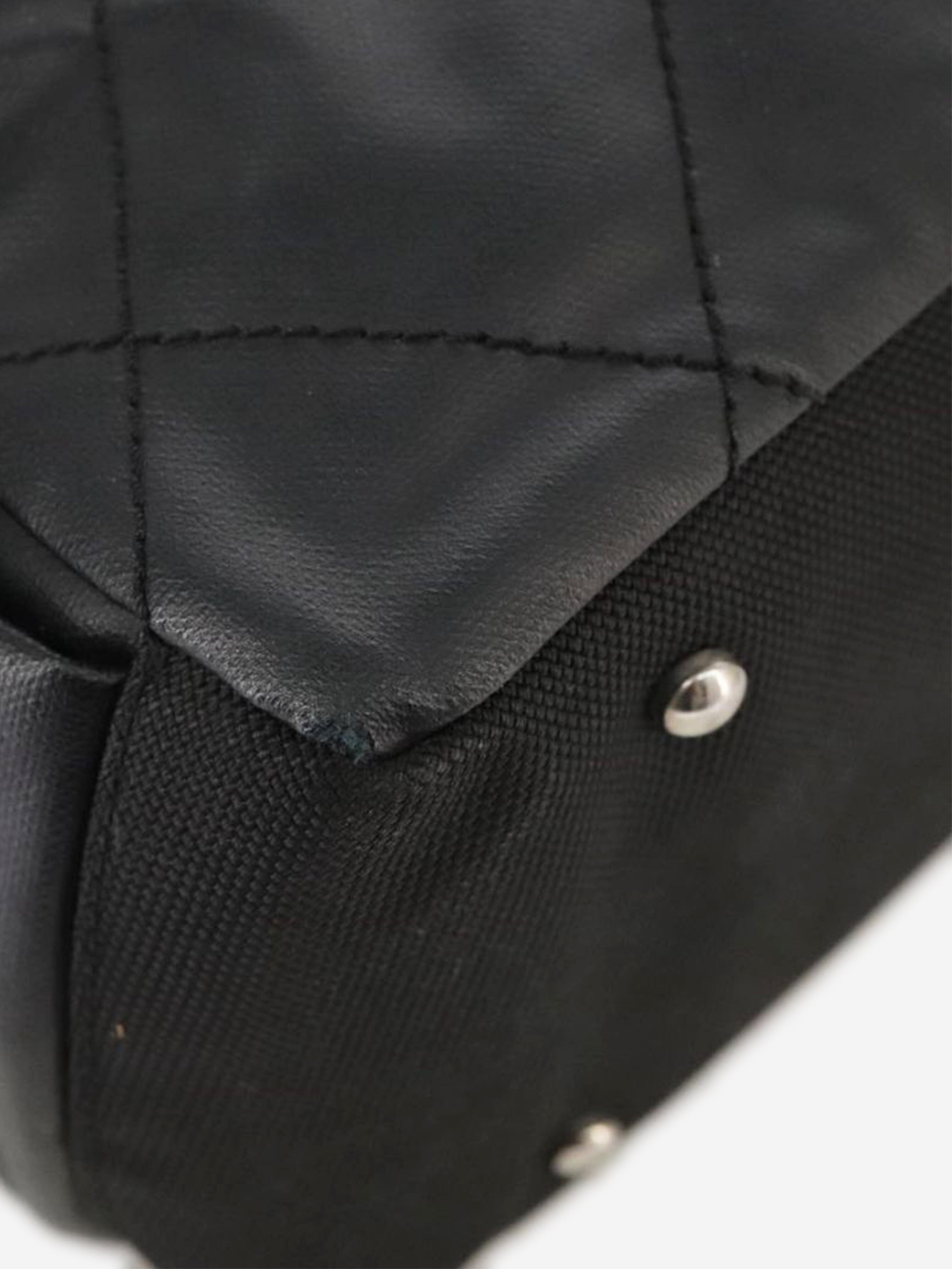 Luxury Black 2009 Paris Biarritz GM Tote Bag - Designer Handbag for Women, Spacious Travel & Work Tote, Perfect for Office, Shopping & Weekend Getaways