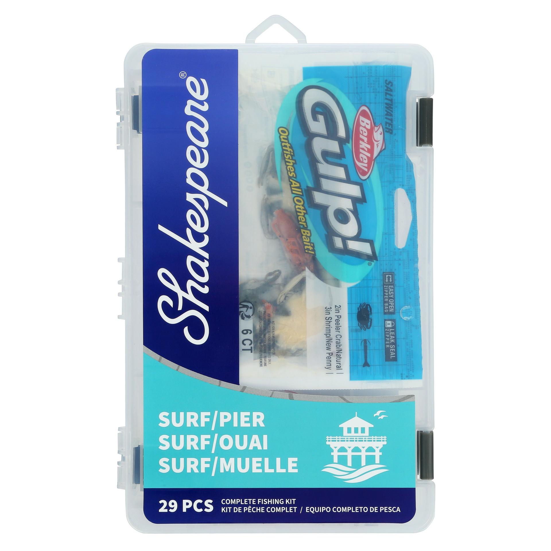Catch More Fish® Surf Pier 8 Ft Spinning Fishing Rod - Saltwater & Freshwater Fishing Gear for Surf, Pier, and Beach Angling - Perfect for Shore Fishing and Casting Lures