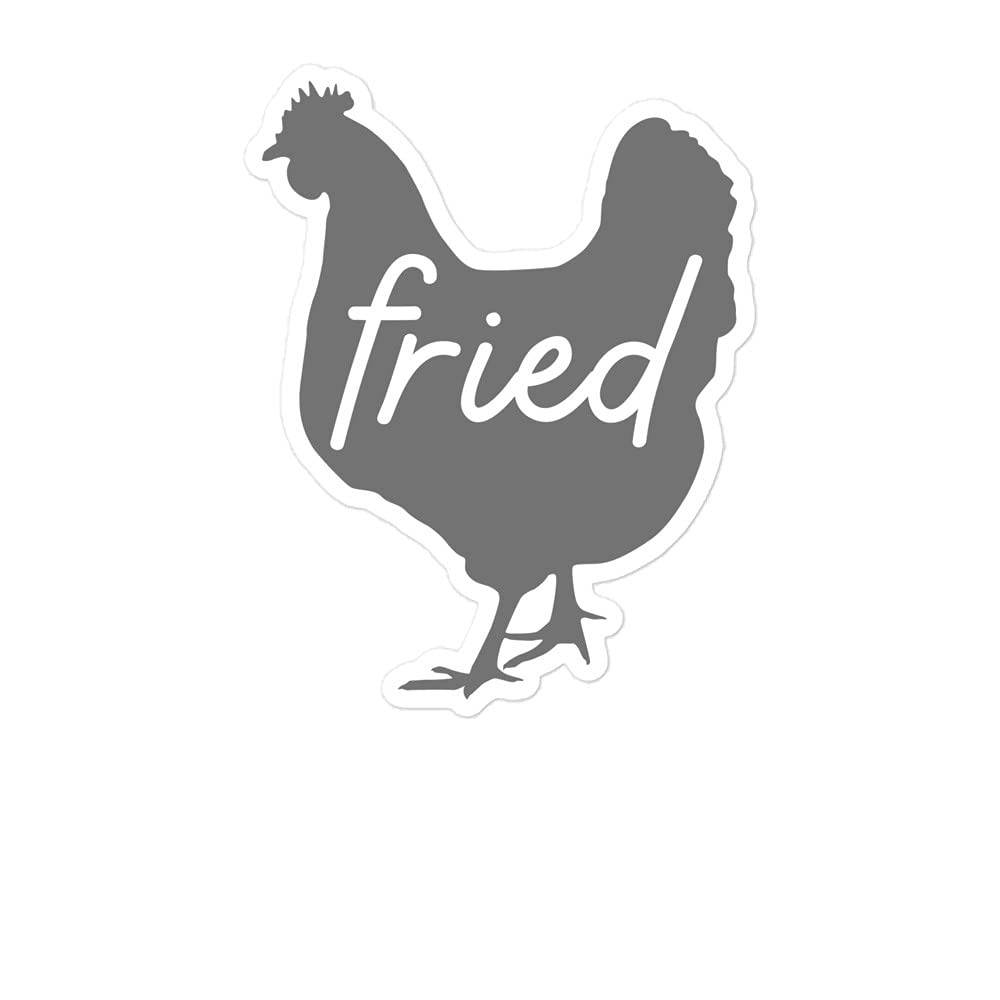 Funny Chicken Poultry Vinyl Decal Stickers - Hilarious Foodie Treats for Farmers & Animal Lovers - Perfect for Laptops, Water Bottles & DIY Crafts