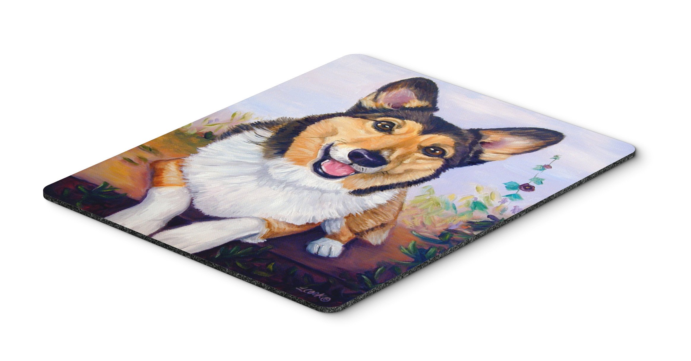 Pembroke Corgi Mouse Pad & Hot Pad - Large Washable Desk Mat for Home Office, Gaming, Computer & Laptop Use | Cute Dog-Themed Trivet for Kitchen & Workspace | Caroline's Treasures 7365MP