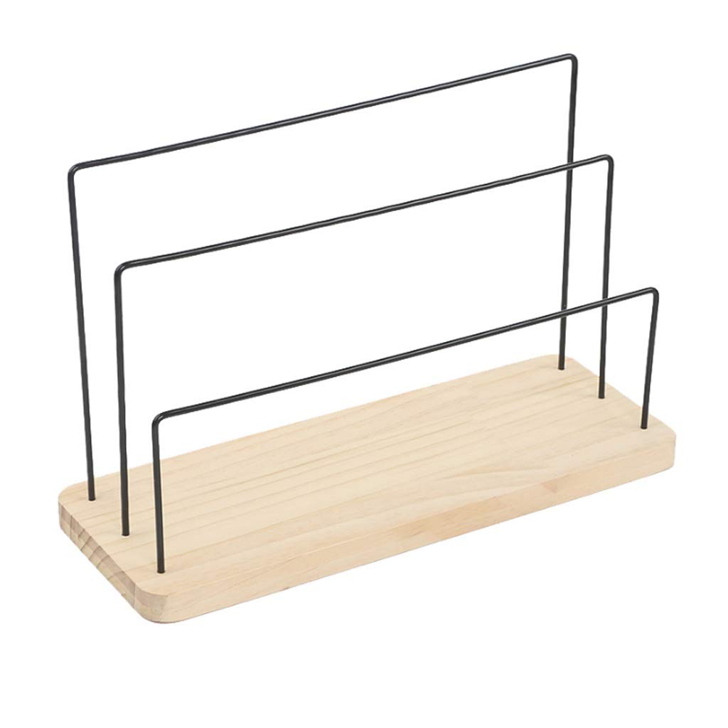BFTGS Solid Wood Wrought Iron Earring Holder - Jewelry Organizer Display Stand for Earrings, Necklaces & Bracelets - Perfect for Bedroom, Bathroom & Travel Storage (Color: B)