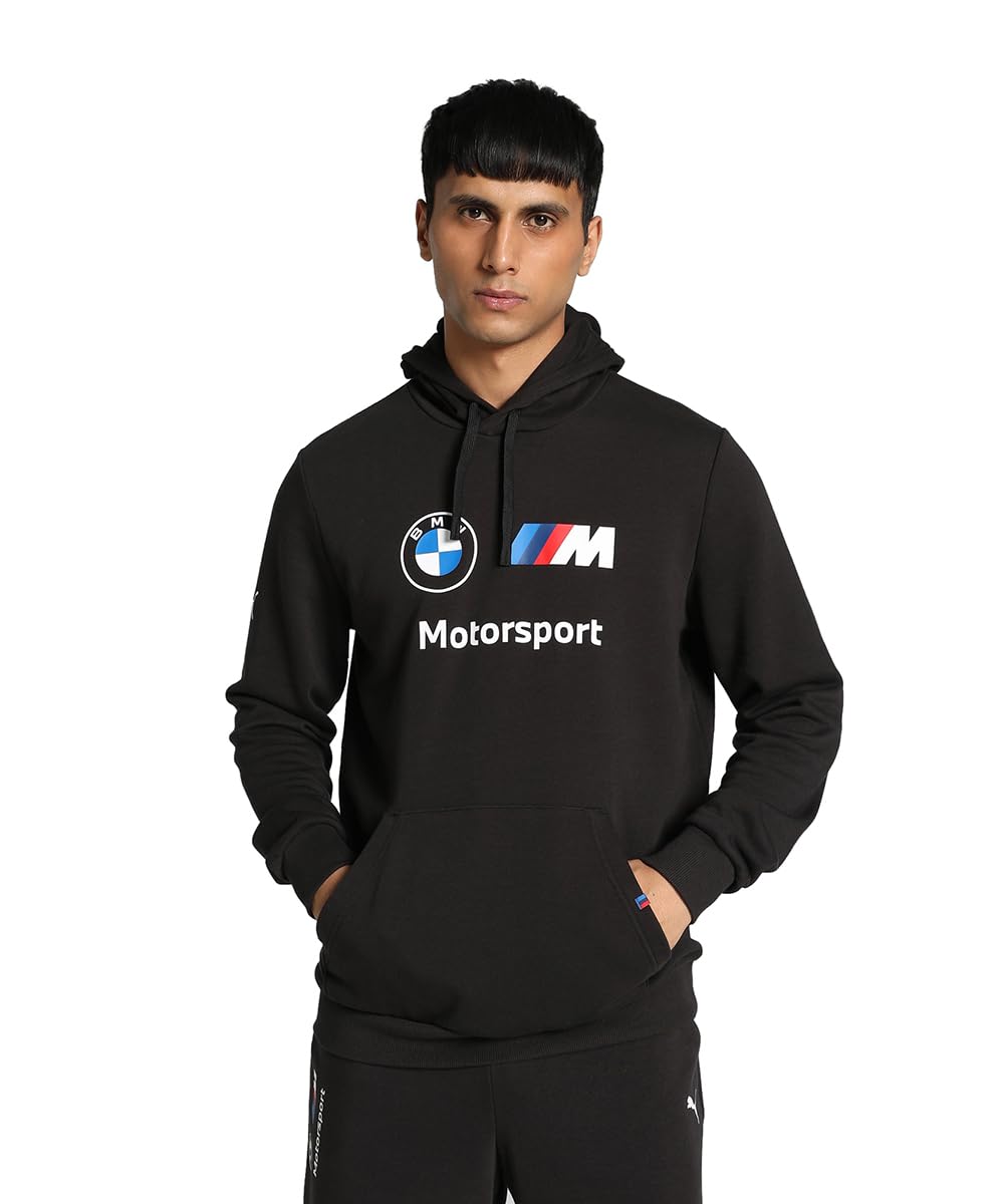 PUMA Men's BMW M Motorsport ESS Hoodie - Stylish & Comfortable Pullover for Casual Wear, Sports & Outdoor Activities