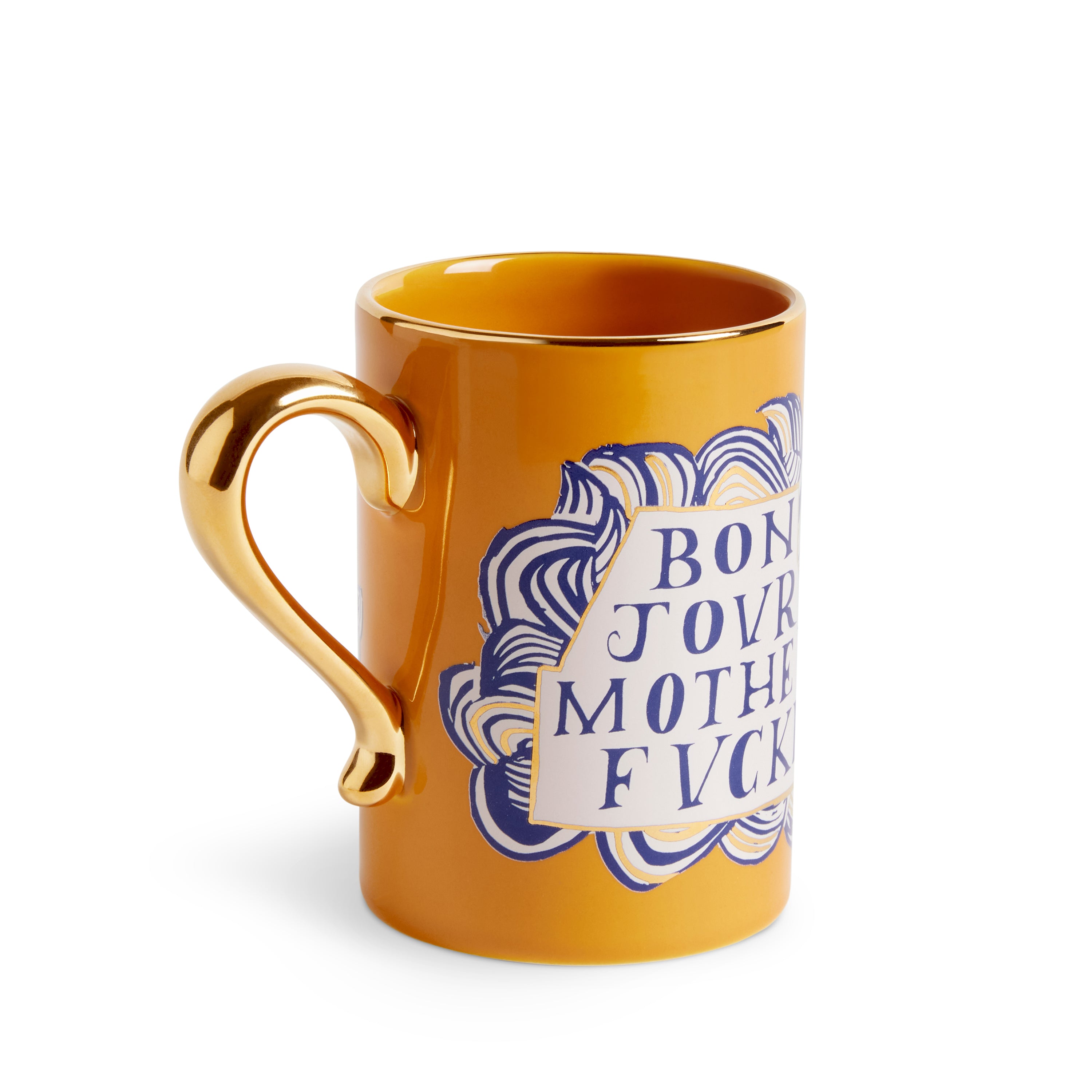 Ruan Hoffmann Mother Fucker Ceramic Coffee Mug - Funny Insulting Novelty Gift for Friends & Office Use