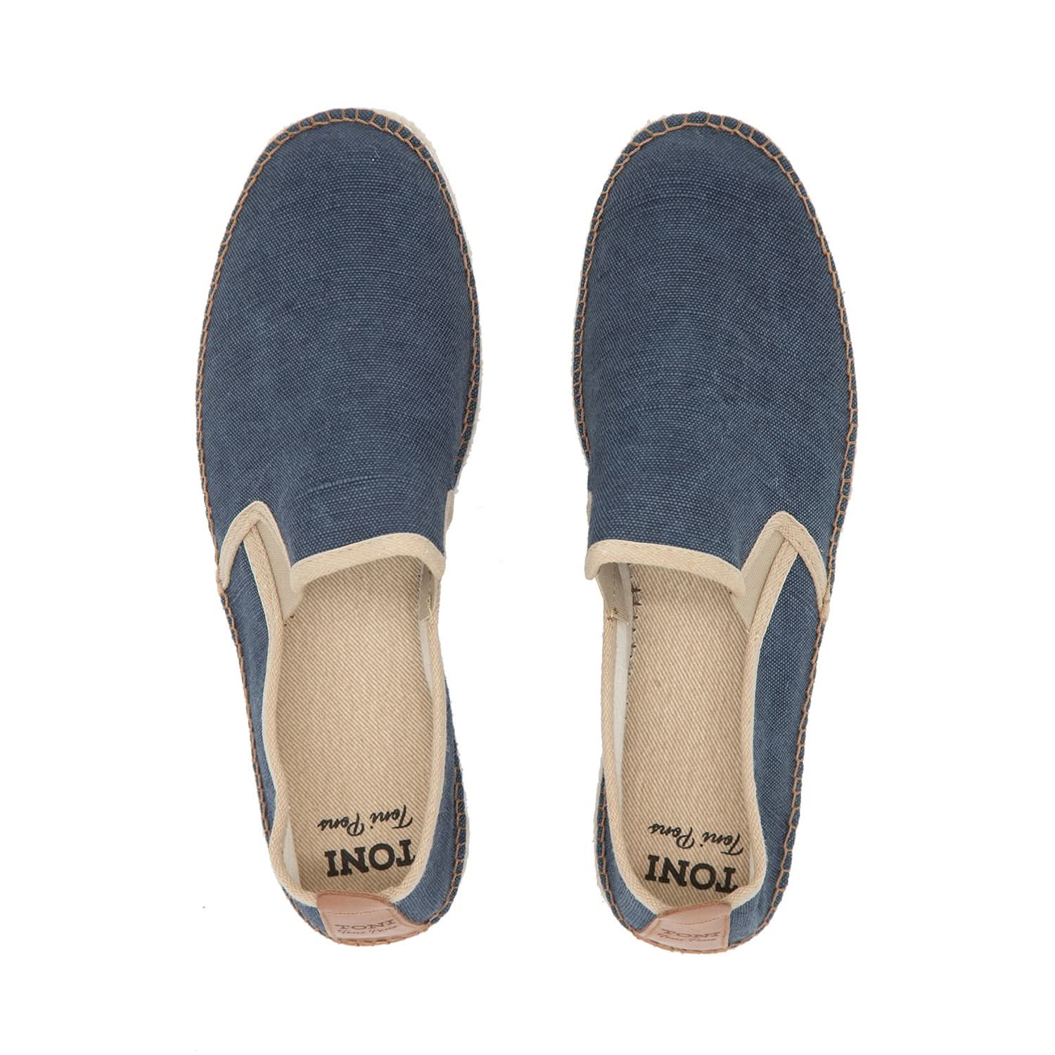 Men's Plain Canvas Espadrilles - Comfortable Casual Slip-On Shoes for Summer | Perfect for Beach, Vacation & Everyday Wear - Dallas Collection
