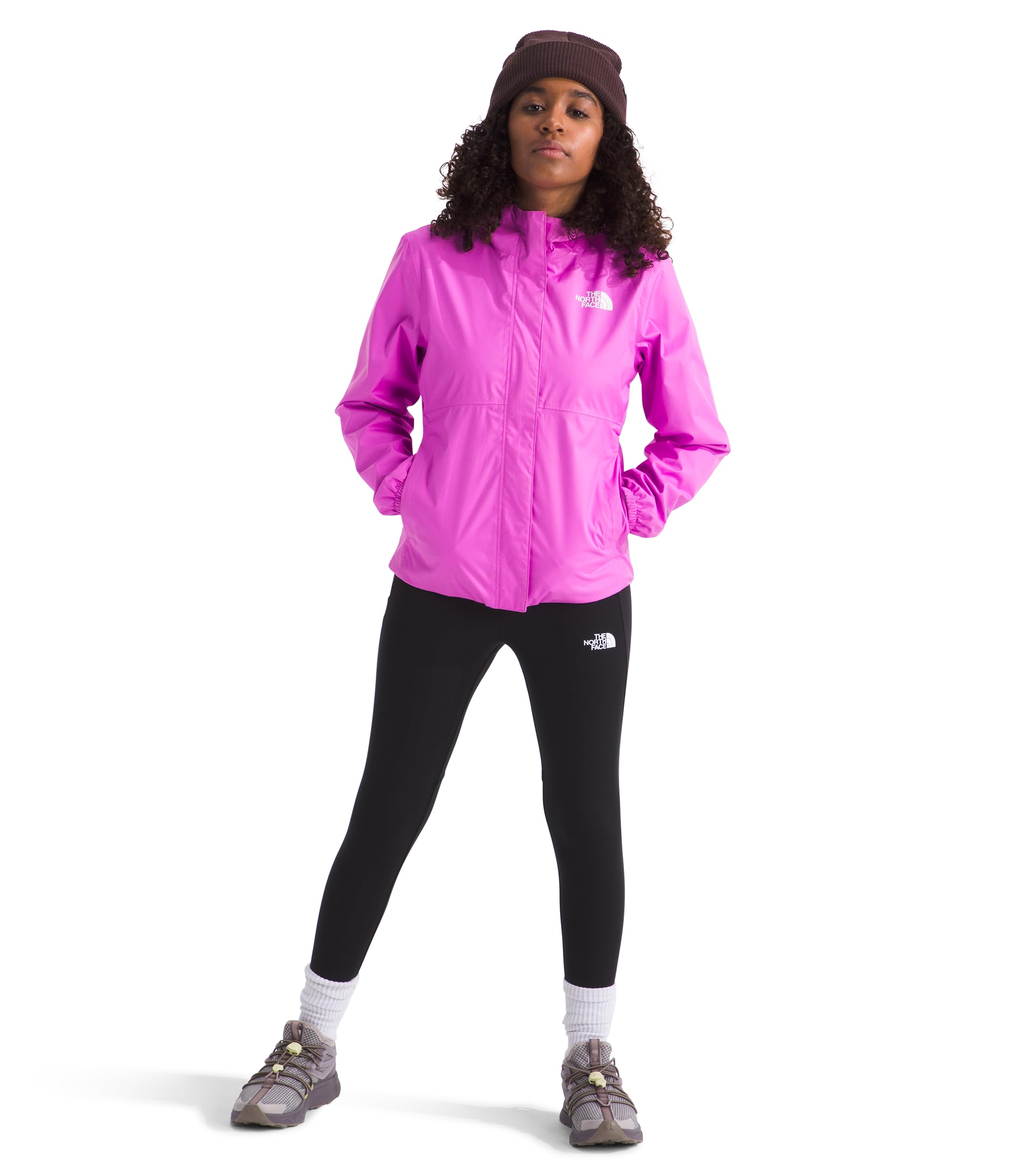 THE NORTH FACE Girls' Antora Waterproof Rain Jacket - Lightweight Windproof Hooded Coat for Outdoor Activities, Hiking & School (Toddler & Kids Sizes)
