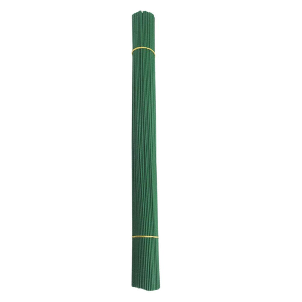 19cm Floral Stem Wire - Handmade Fake Green Imitation Bouquet Stems for DIY Flower Arrangements, Home Decor, and Wedding Centerpieces | Artificial Plant Sticks for Florists and Crafting