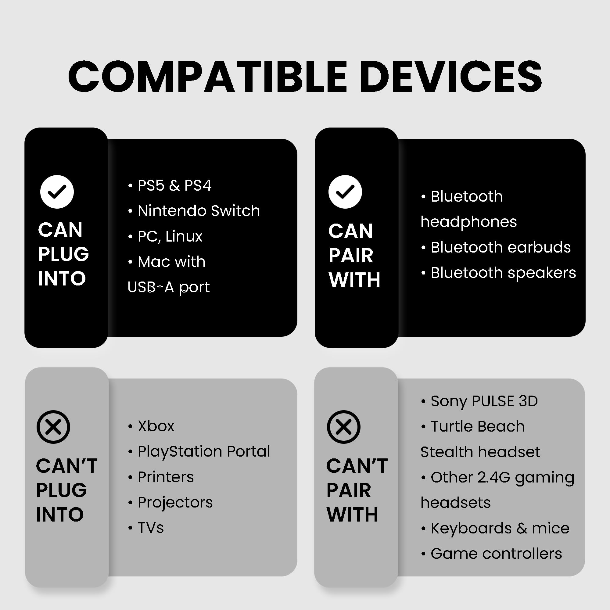 Avantree DG60P USB Bluetooth 5.3 Adapter - Long Range Wireless Audio Dongle for PS5, PS4, PC, Mac & Laptops | aptX-Adaptive, Low Latency 24-bit HD Sound | Connect Headphones & Speakers | Perfect for Gaming, Streaming & Home Theater Systems