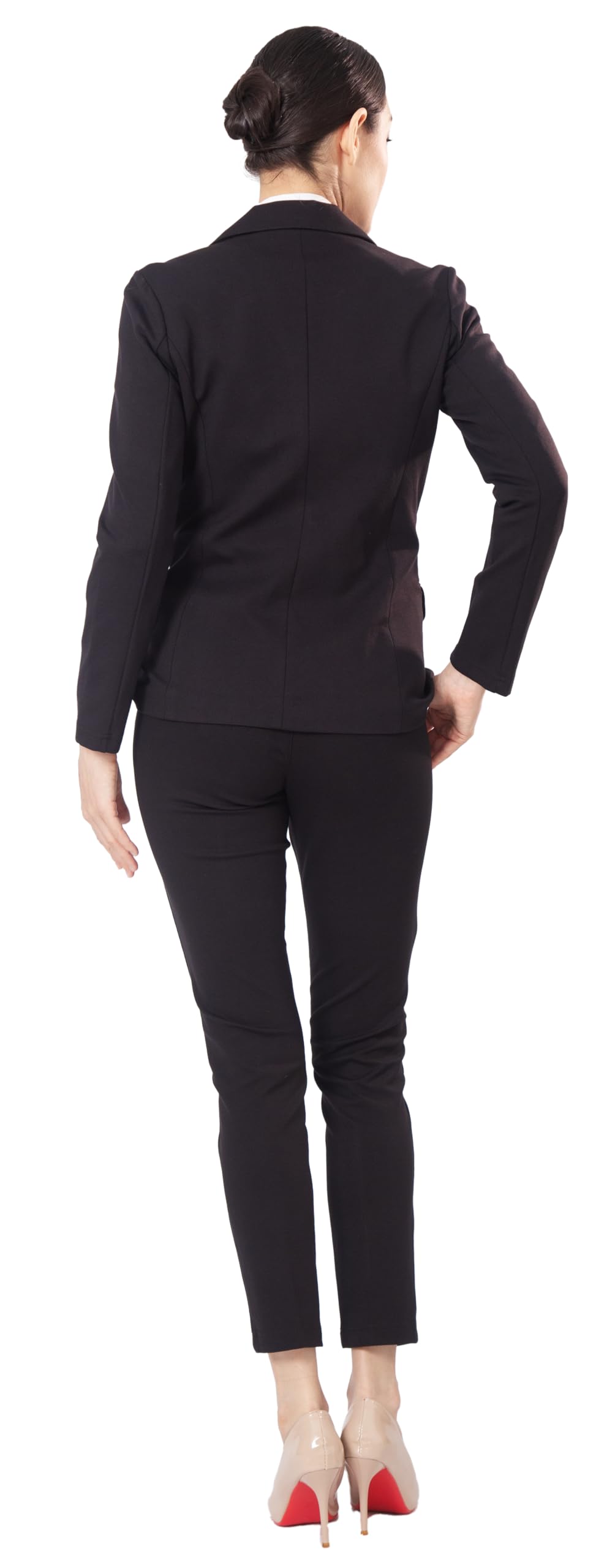 Marycrafts Women's Business Blazer & Pant Suit Set - Professional Office Wear for Work, Interviews & Formal Events | Slim Fit Ladies Work Suit