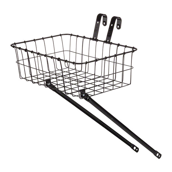 137 Front Basket for Bicycle - 15 x 10 x 4 3/4 Inches - Durable Metal Wire Cargo Carrier - Perfect for Groceries, Picnics & Commuting Accessories