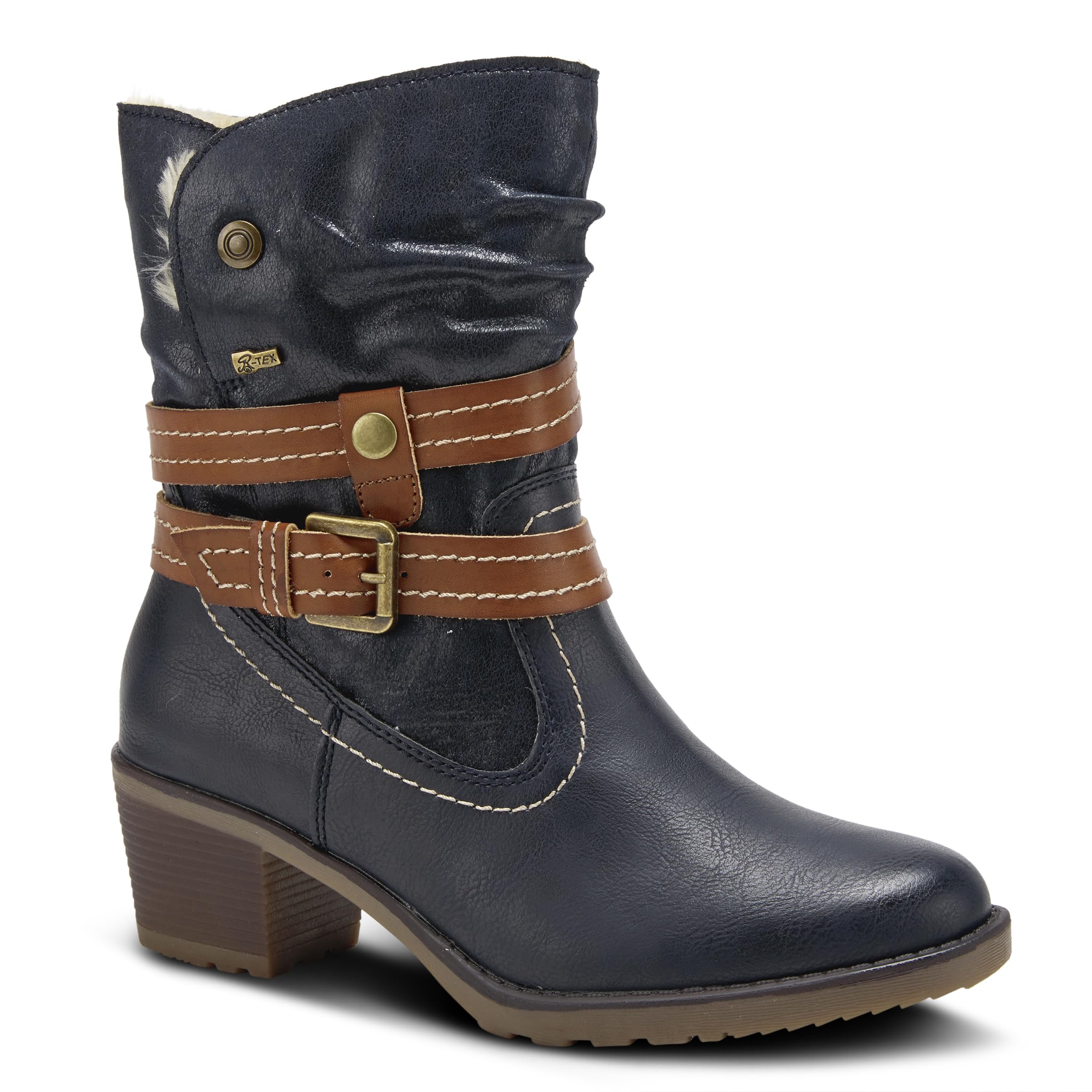 Spring Step Women's Boisa Winter Boots - Waterproof Snow Boots with Fur Lining for Cold Weather, Comfortable Slip-Resistant Outdoor Boots for Walking, Hiking & Winter Fashion