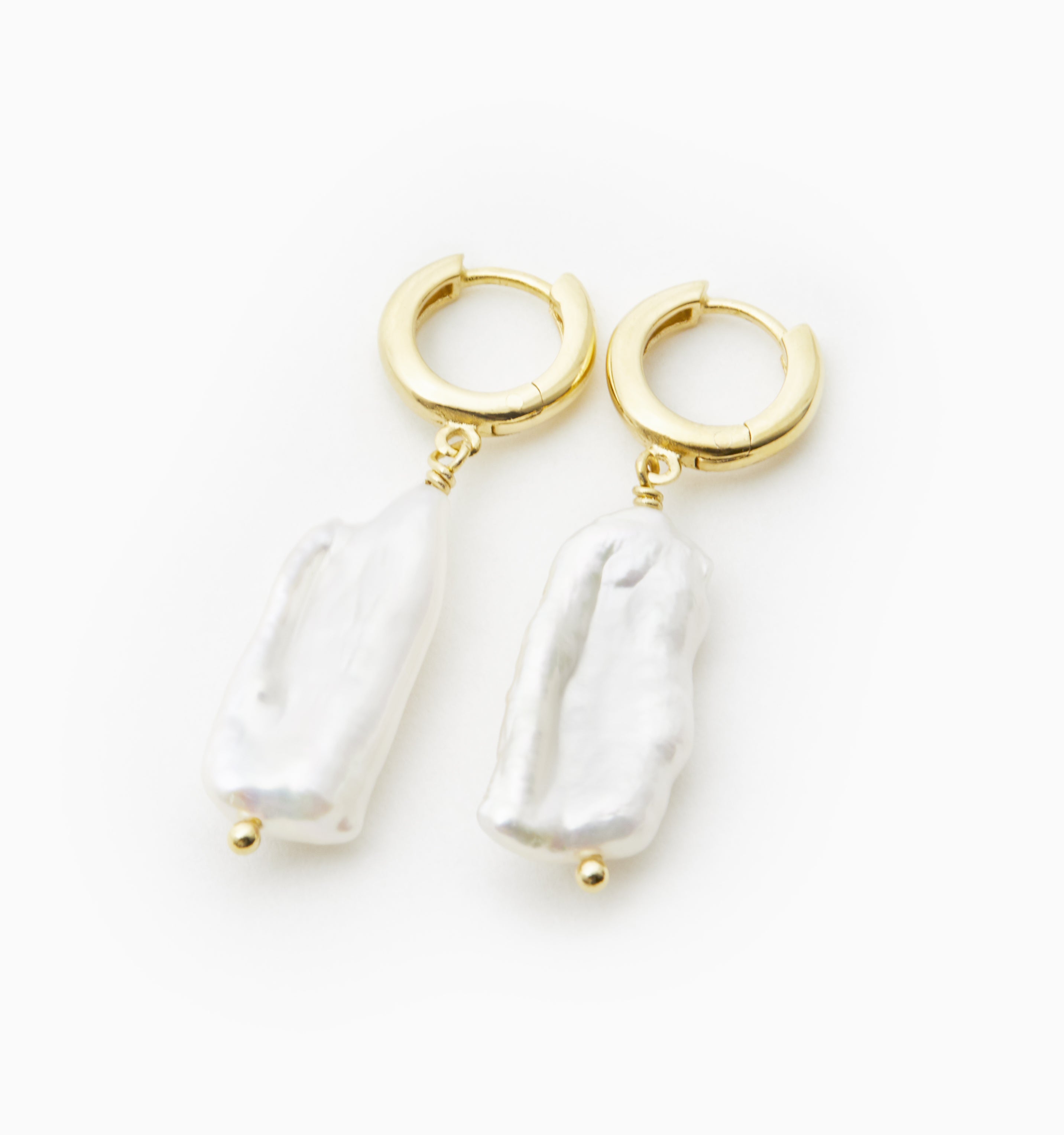Natural Pearl Earrings for Women - Elegant Freshwater Pearl Stud Earrings - Perfect for Weddings, Parties & Everyday Wear