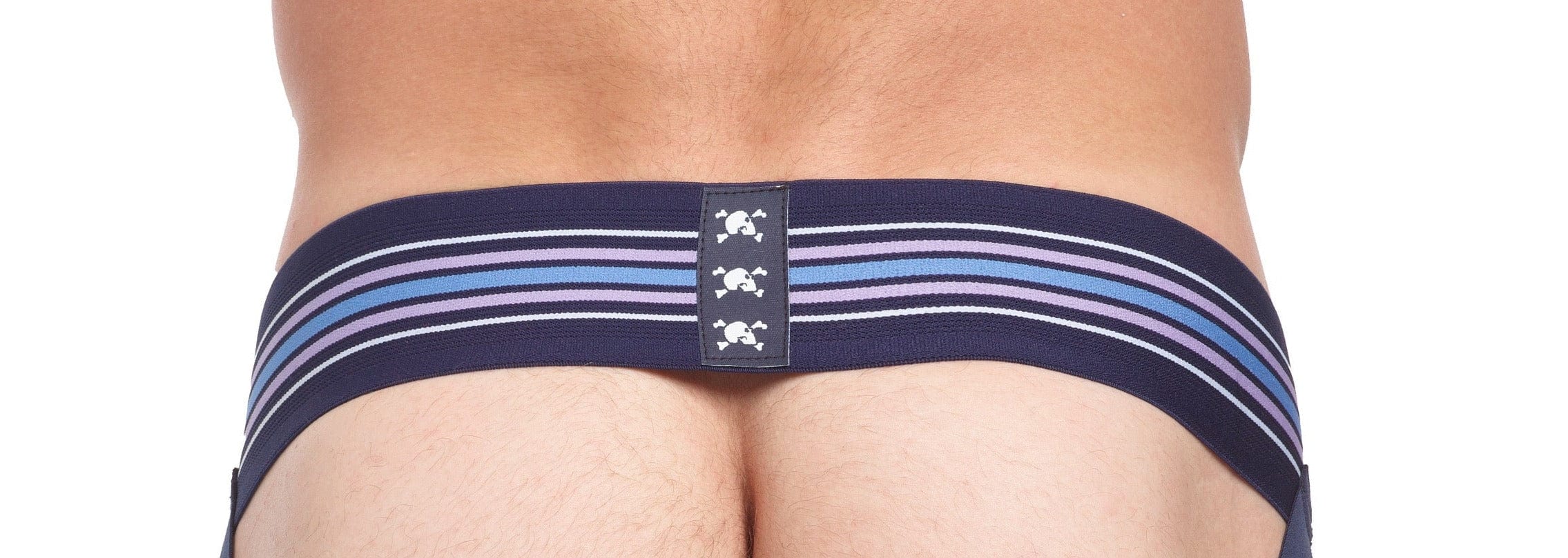 Navy Blue Locker Room Jock Strap - Comfortable Athletic Support for Sports & Gym Workouts