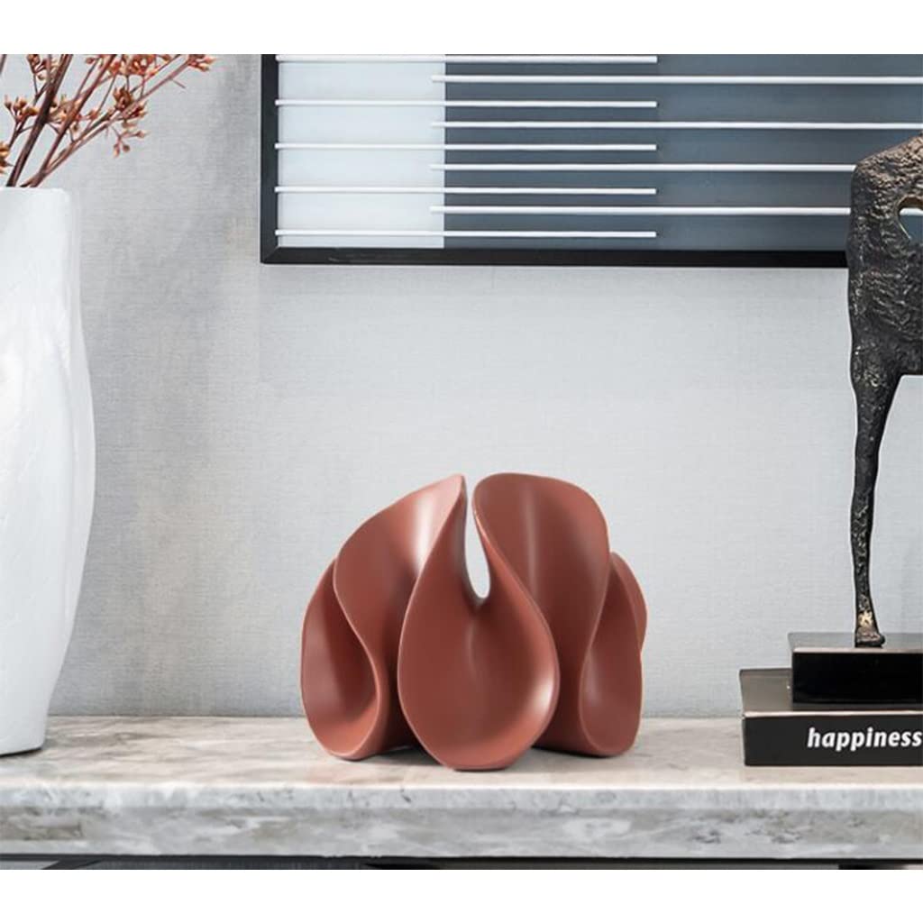 Modern Resin Home Decor Sculptures - Elegant Shelf & Bookshelf Decor Items, Statues for Living Room, Bedroom & Bathroom | Perfect for V Stand Displays & Stylish Interior Design