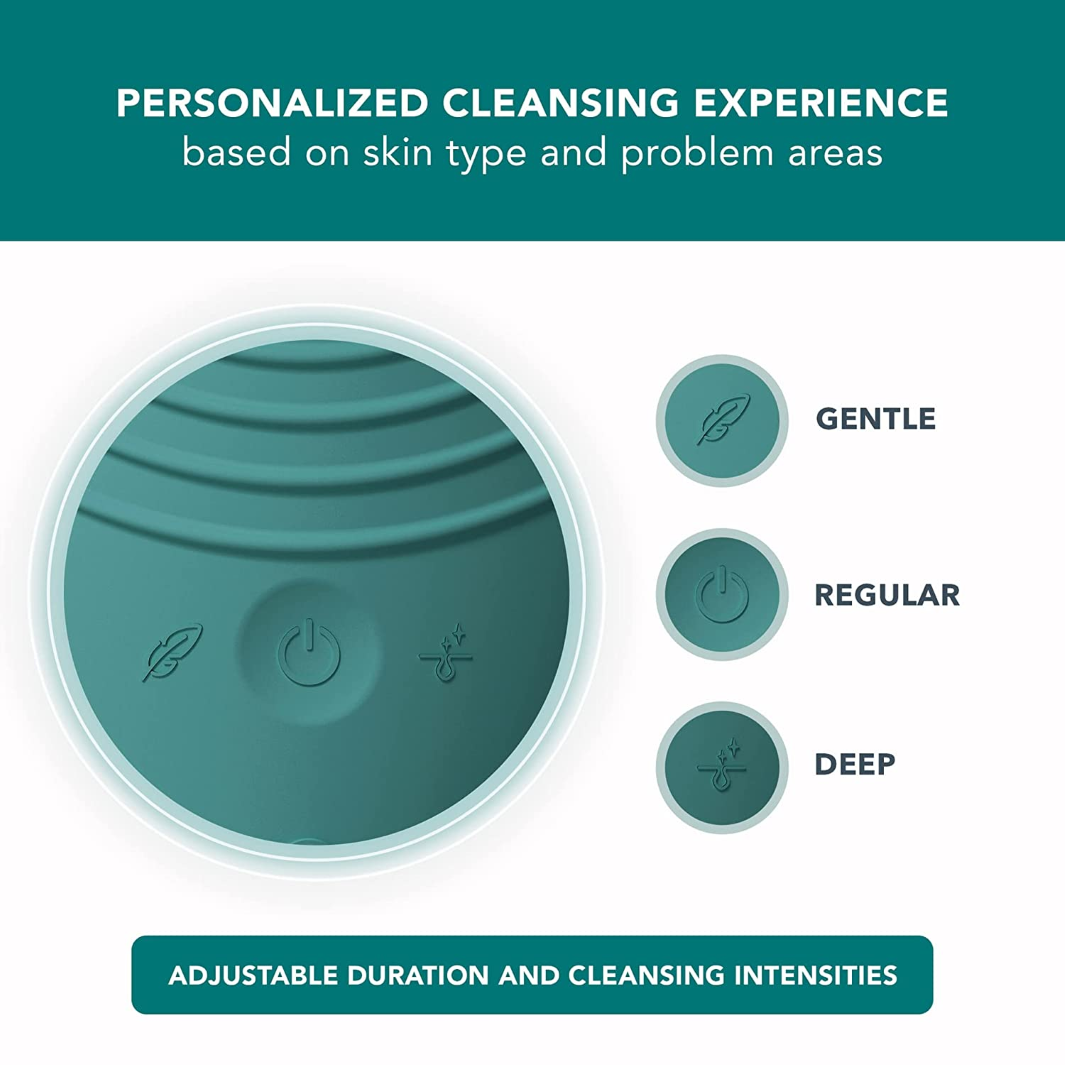 FOREO LUNA 4 Men's Facial Cleansing Brush - Deep Pore Cleaner & Exfoliator for Men's Skincare Routine | Perfect for Daily Face Wash & Shaving Prep