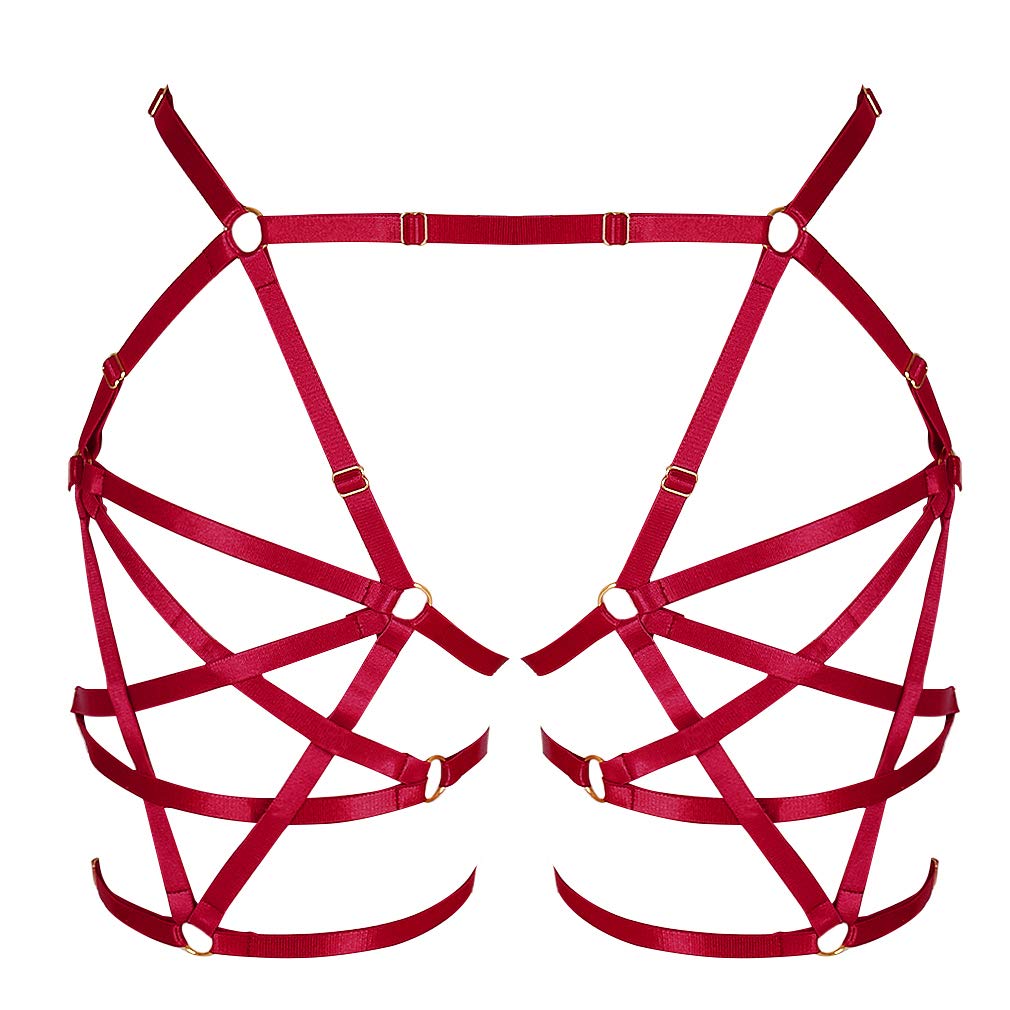 Women's Punk Body Harness & Garter Belt - Adjustable Gothic Leg Belt for Dance Costumes, Carnival Outfits & Fashion Accessories | Perfect for Halloween, Cosplay & Burlesque Performances