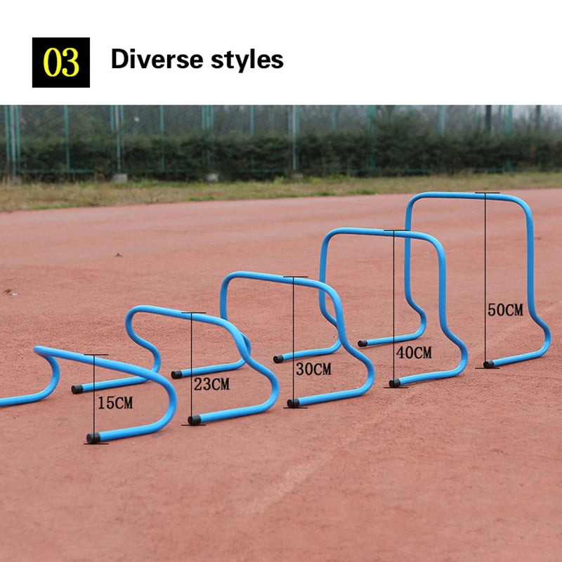Agility Training Equipment Set - Soccer Hurdles, Football Storage Carrier & Cloth Wrapper for Sports Practice | Perfect for Football Drills, Soccer Training & Field Exercises