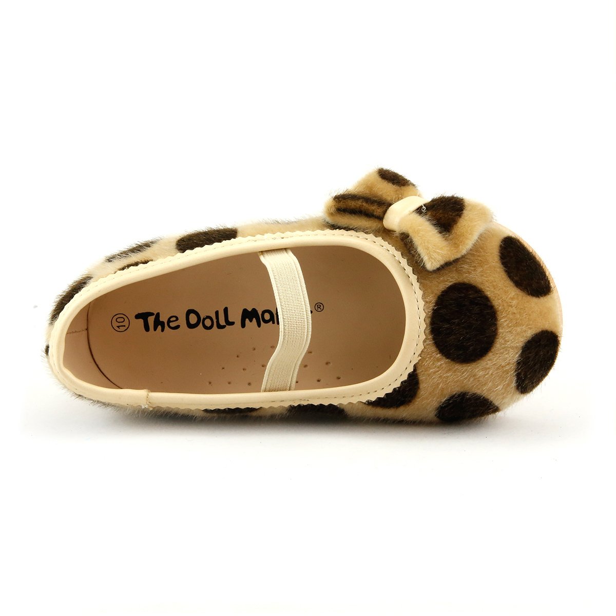 Polka Dot Mary Jane Flat Shoes for Girls - The Doll Maker Furskin Collection | Perfect for School, Parties & Dress-Up Play