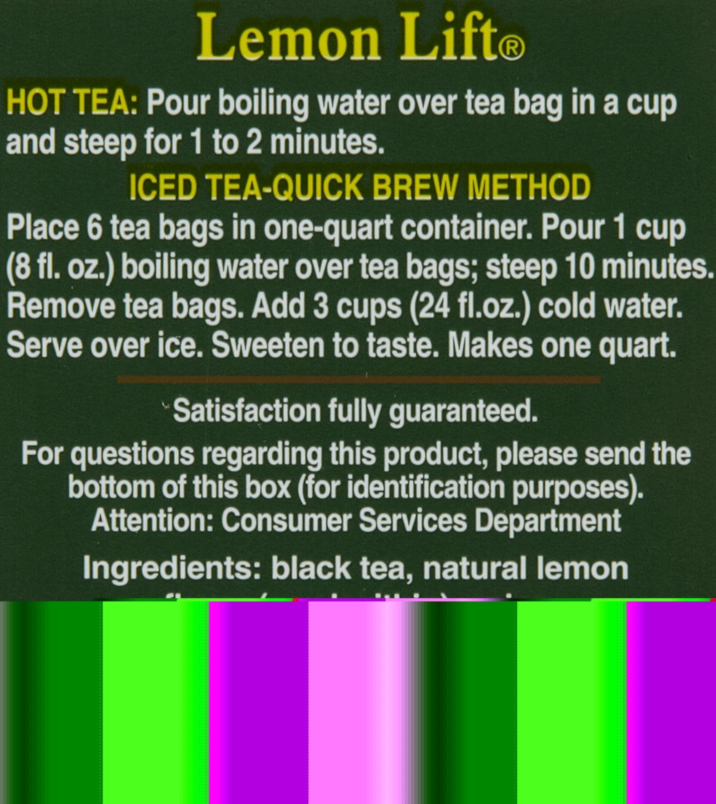 Bigelow Lemon Lift Tea Bags - 20 Count (Pack of 3) | Caffeinated Black Tea with Lemon Flavor | Perfect for Morning Boost, Afternoon Pick-Me-Up & Relaxing Evening Tea Time