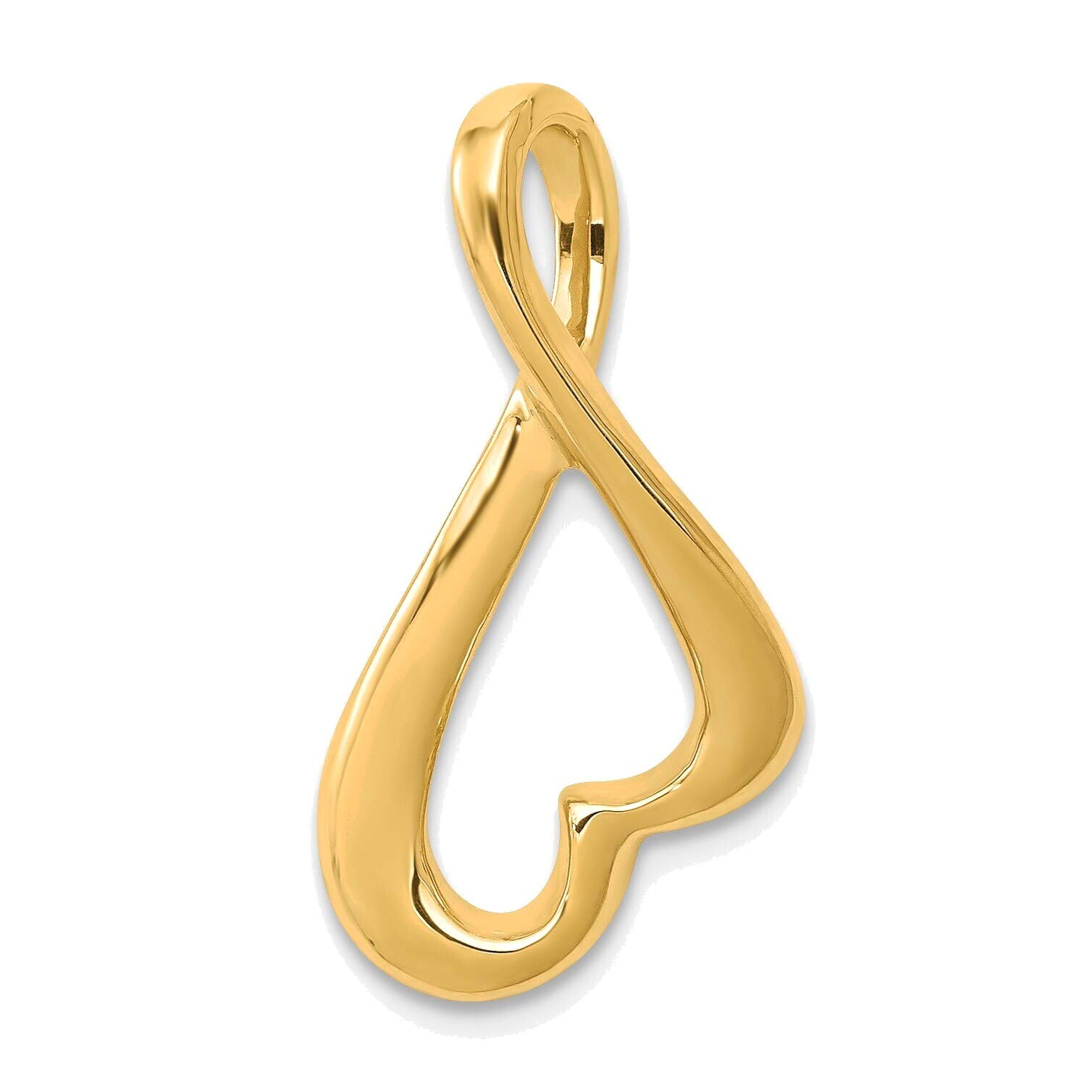 14K Yellow Gold Slide Pendant Necklace for Women - Elegant & Dainty Jewelry for Everyday Wear, Special Occasions & Gifts