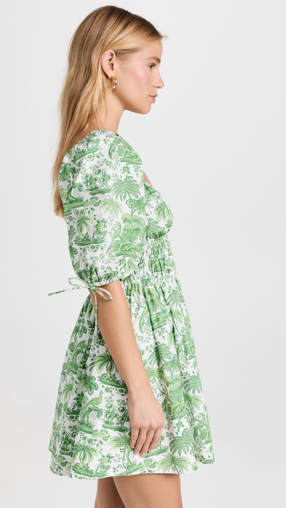 STAUD Women's Mini Faye Dress - Elegant Flowy Midi Dress for Women | Perfect for Weddings, Parties & Date Nights | Summer Casual & Formal Occasions