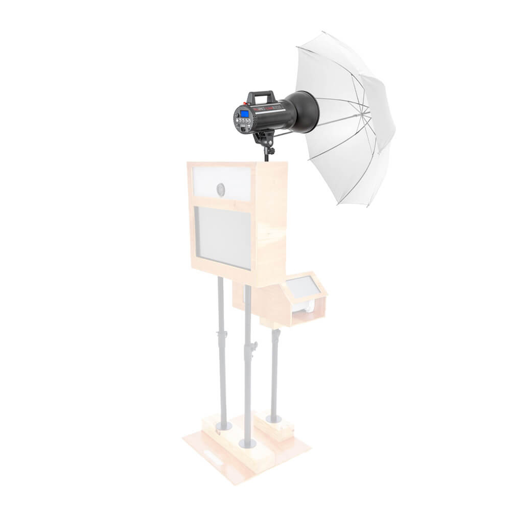 LUMI200 Professional Photo Booth Kit with Translucent Umbrella - Perfect for Weddings, Parties & Events | Portable Photography Lighting Equipment