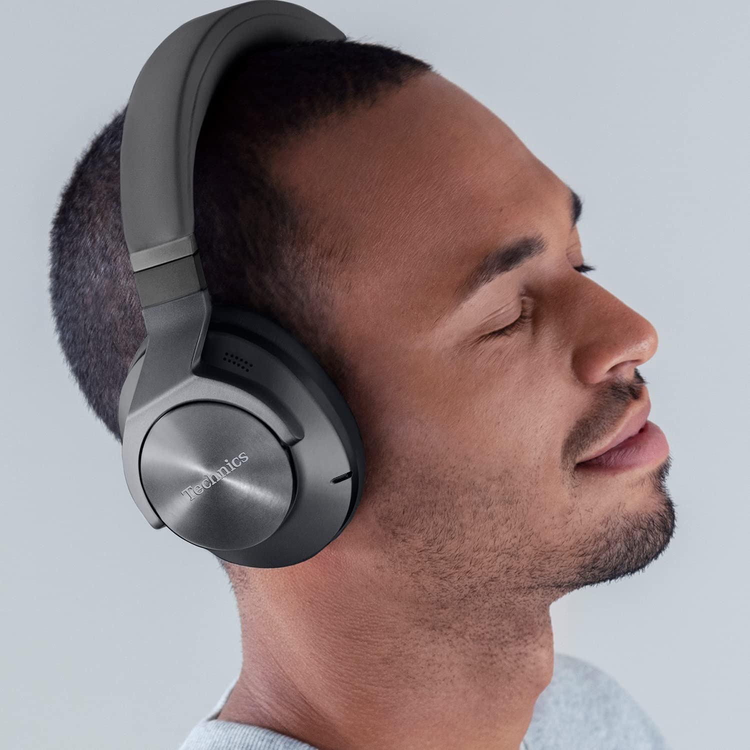 Technics EAHA800EK Premium Noise Cancelling Bluetooth Headphones - 50 Hour Battery Life, Multi-Point Connectivity, Hi-Res Audio, Comfort Fit (Black) - Perfect for Travel, Work & Music Lovers