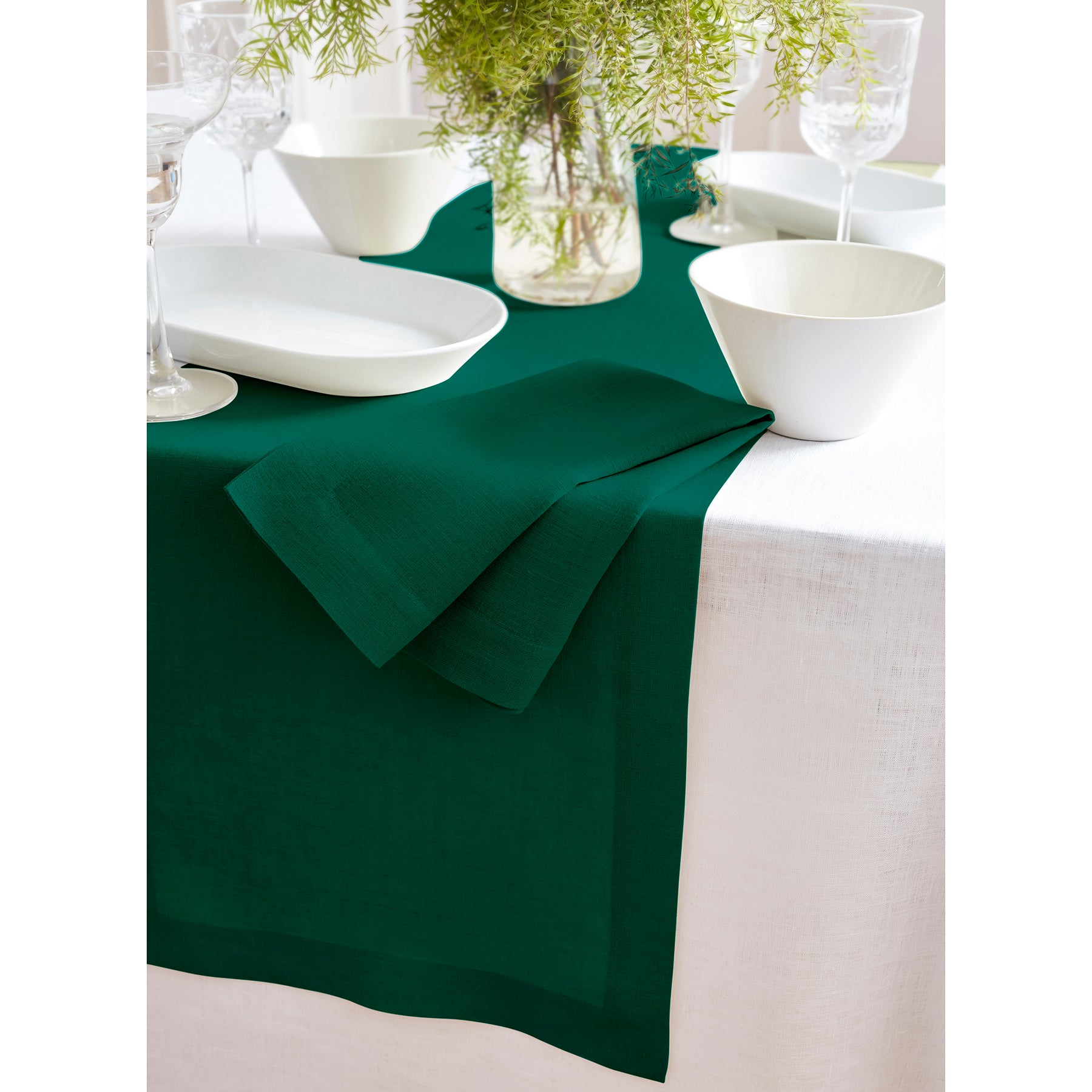 Premium Sonoma Linen Napkins Set of 4 - 100% Natural Cotton Dinner Napkins for Formal Dining, Wedding, and Holiday Table Settings