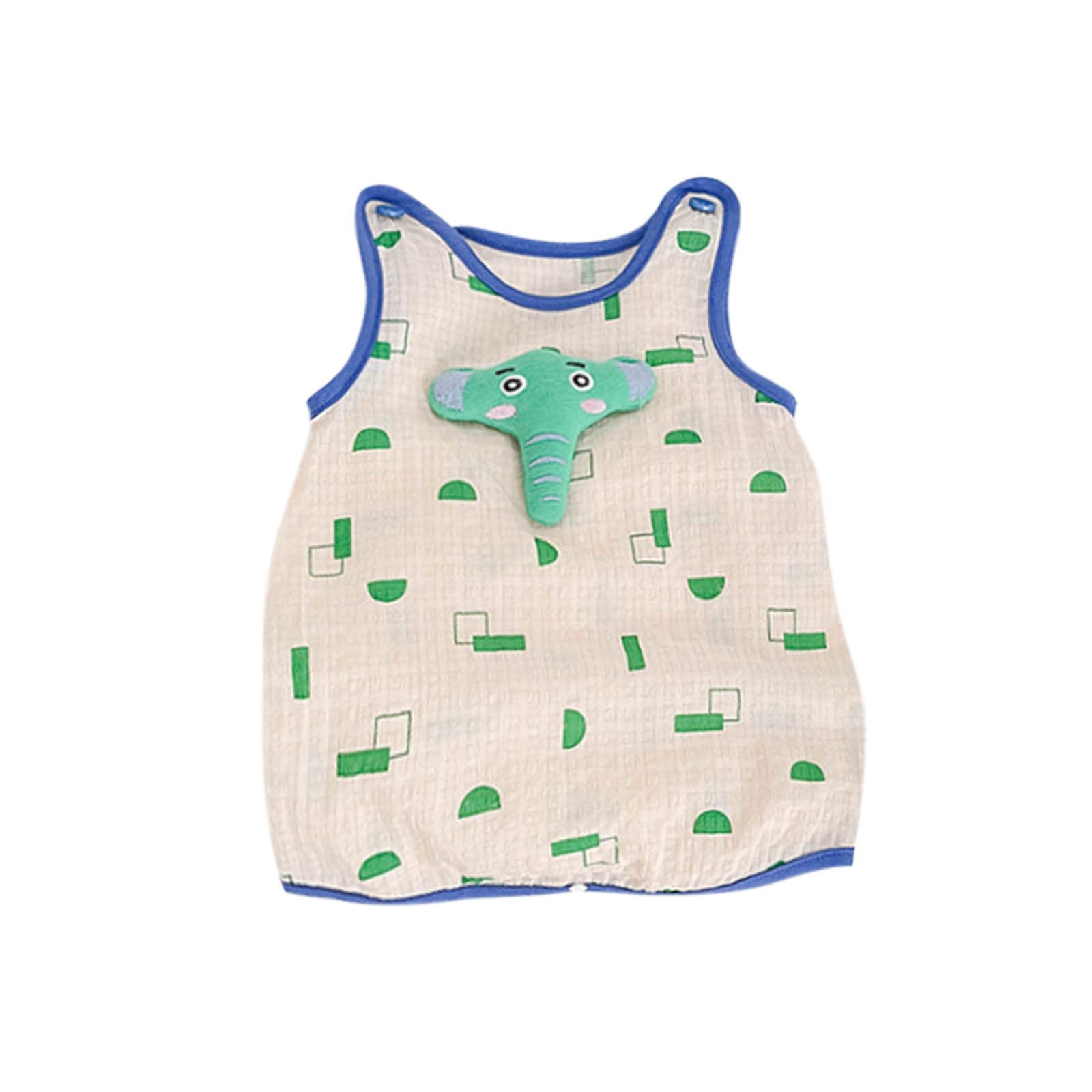 Baby Boys & Girls Summer Cotton Romper - Cute Sleeveless Playsuit for Newborns & Infants | Outdoor Play & Home Wear