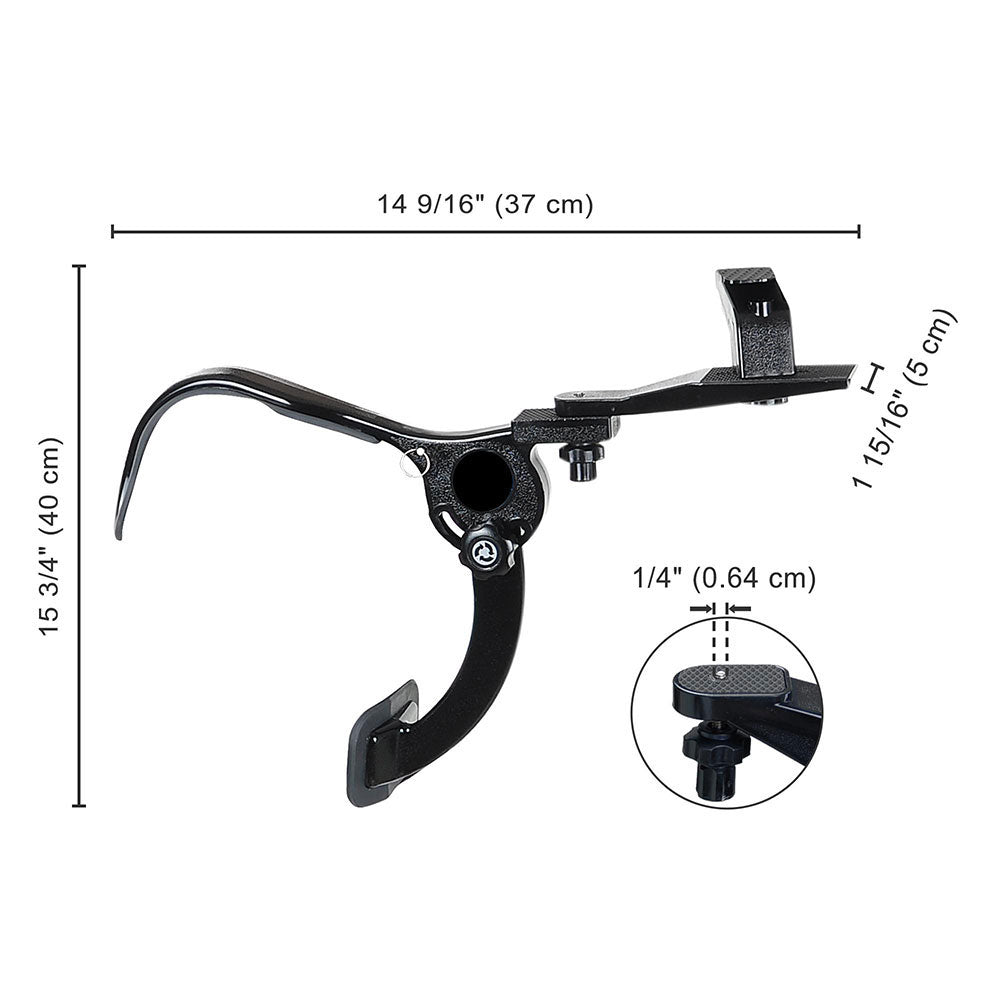 Professional Shoulder Support Stabilizer for DSLR & DV Cameras - Steadicam for Smooth Video Recording - Perfect for Vlogging, Filmmaking, and Live Streaming