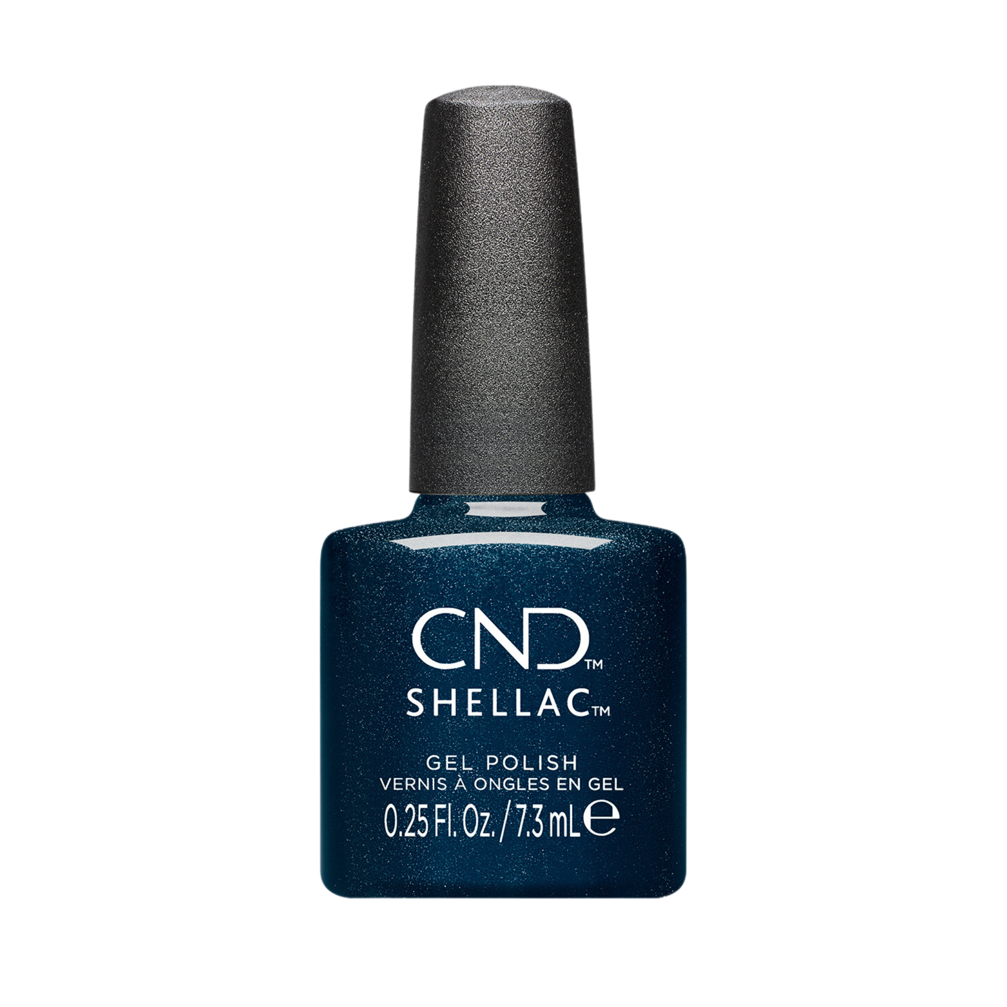 CND Shellac Nail Polish - Midnight Flight (0.25 fl oz) | Long-Lasting Gel Polish for Professional & At-Home Manicures | Perfect for Special Occasions & Everyday Wear